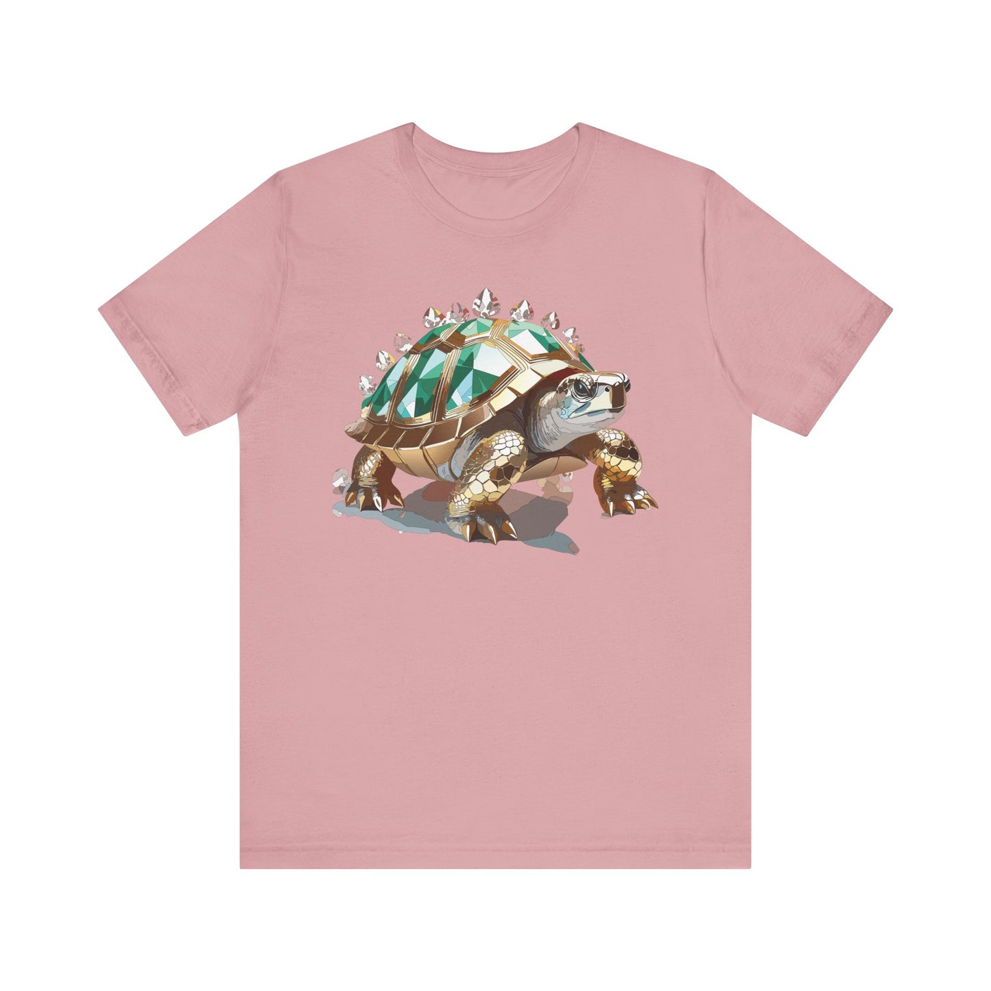 Animal Shirt, Shirt with Animal, Tee Shirt with Gold Animal Medal, Shirt with Antique Animal Medallion