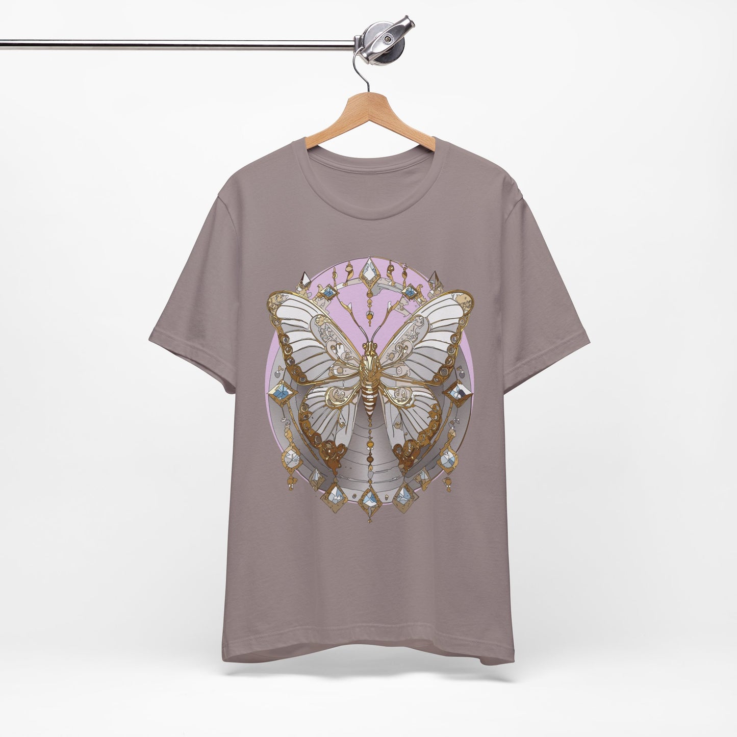Butterfly Shirt, Shirt with Butterfly, Tee Shirt with Antique Butterfly