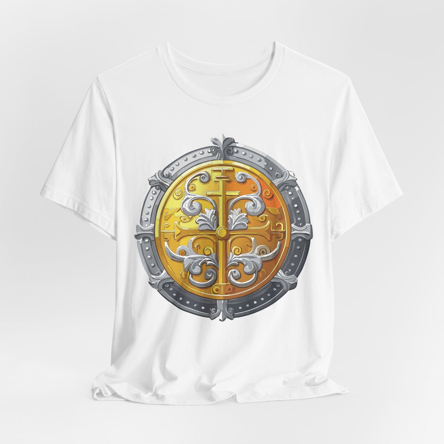 Coin Shirt, Shirt with Coin, Tee Shirt with Gold Coin, Shirt with Antique Coin