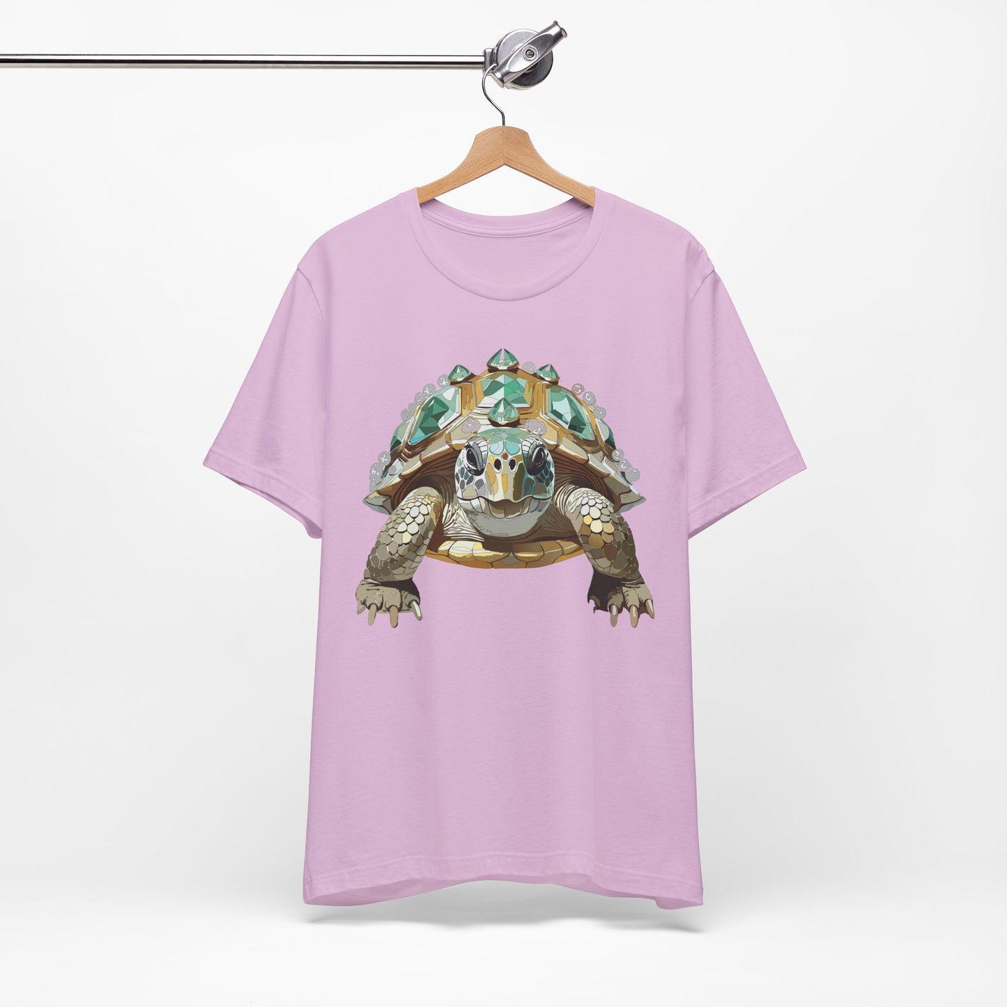 Animal Shirt, Shirt with Animal, Tee Shirt with Gold Animal Medal, Shirt with Antique Animal Medallion