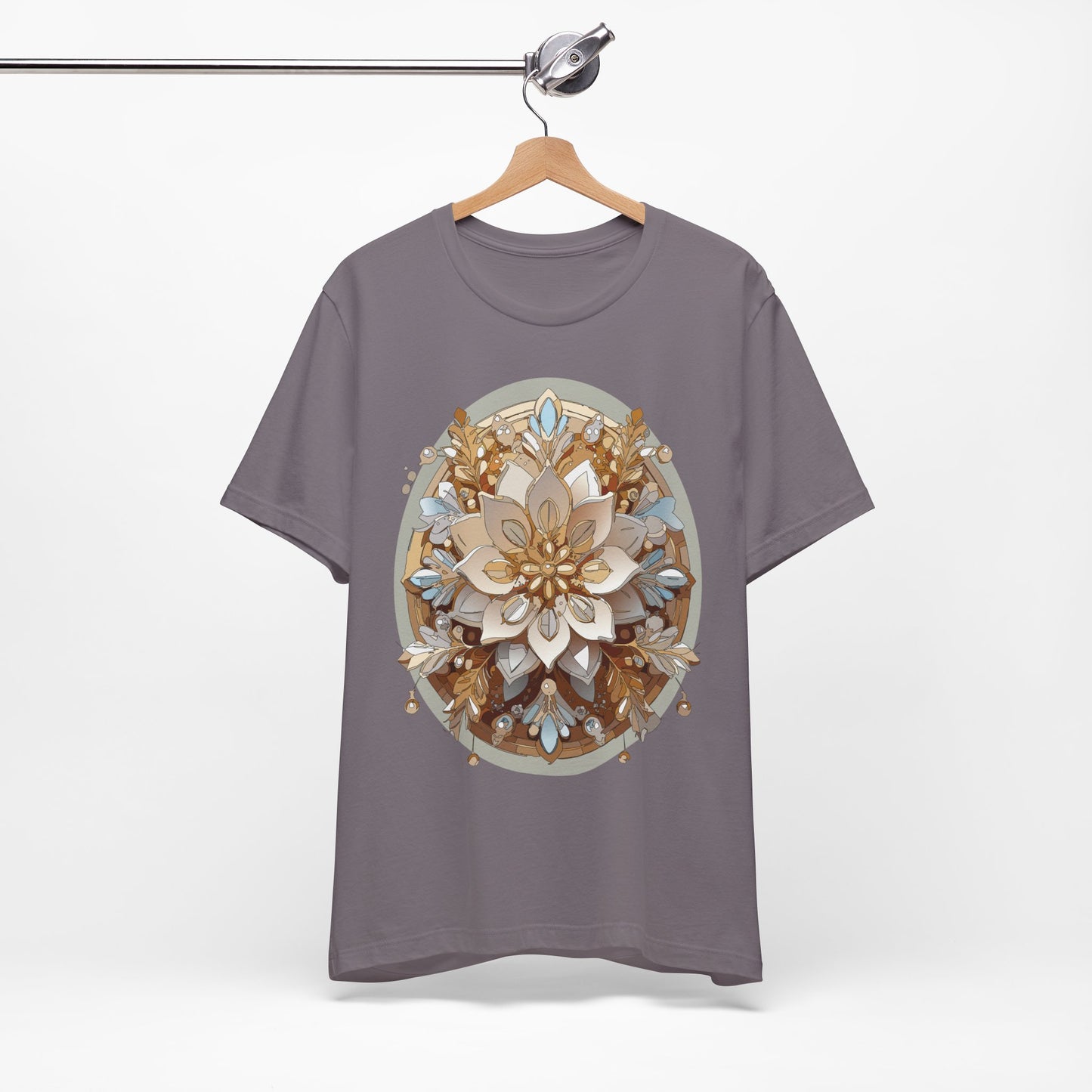 Floral Shirt, Flower Shirt, Tee Shirt with Antique Flower