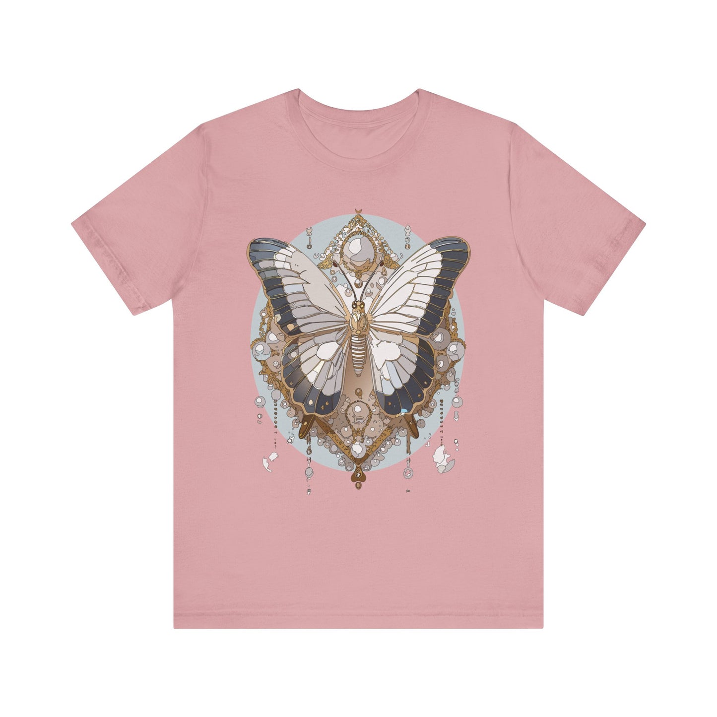 Butterfly Shirt, Shirt with Butterfly, Tee Shirt with Antique Butterfly