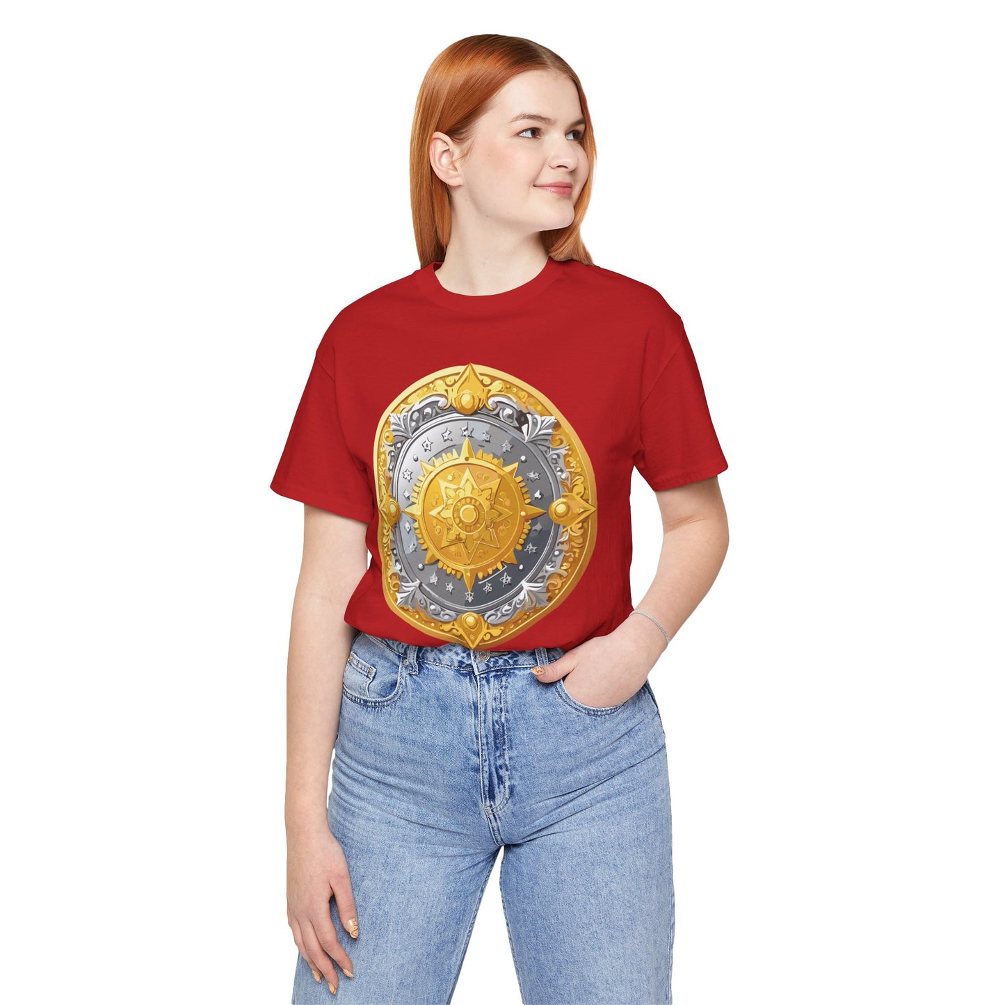 Coin Shirt, Shirt with Coin, Tee Shirt with Gold Coin, Shirt with Antique Coin