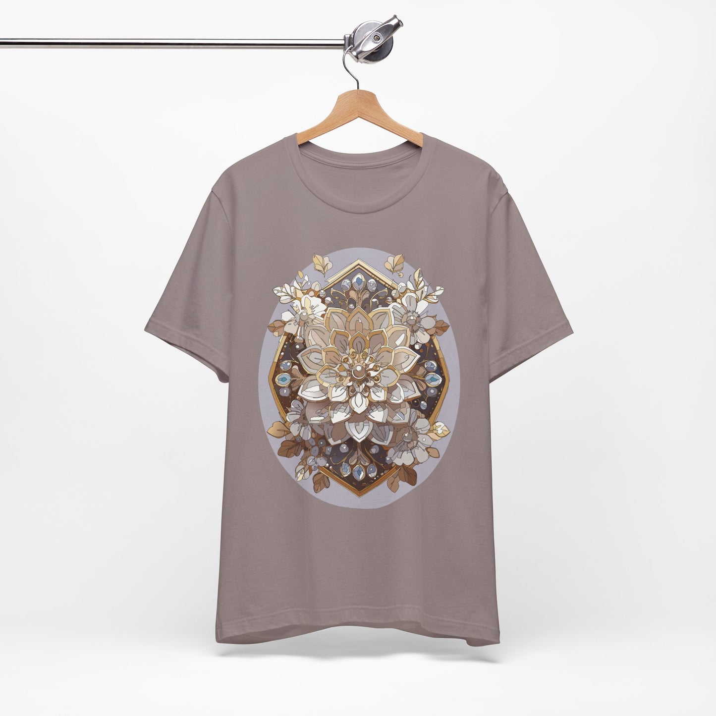 Floral Shirt, Flower Shirt, Tee Shirt with Antique Flower