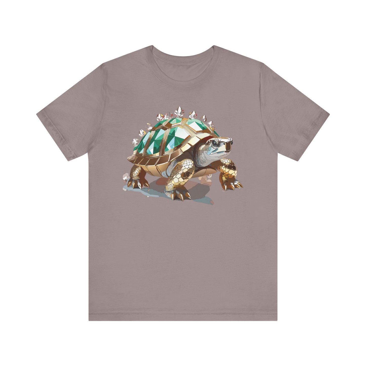 Animal Shirt, Shirt with Animal, Tee Shirt with Gold Animal Medal, Shirt with Antique Animal Medallion