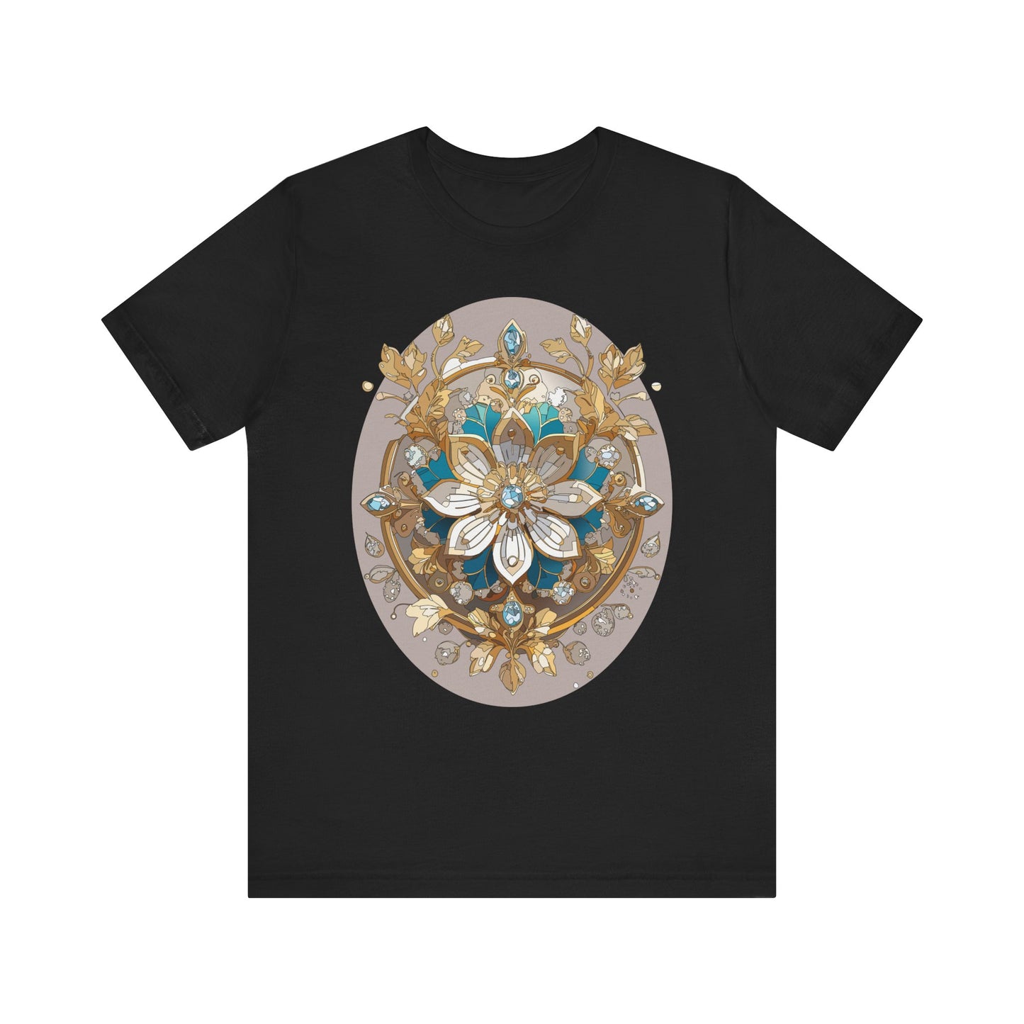 Floral Shirt, Flower Shirt, Tee Shirt with Antique Flower