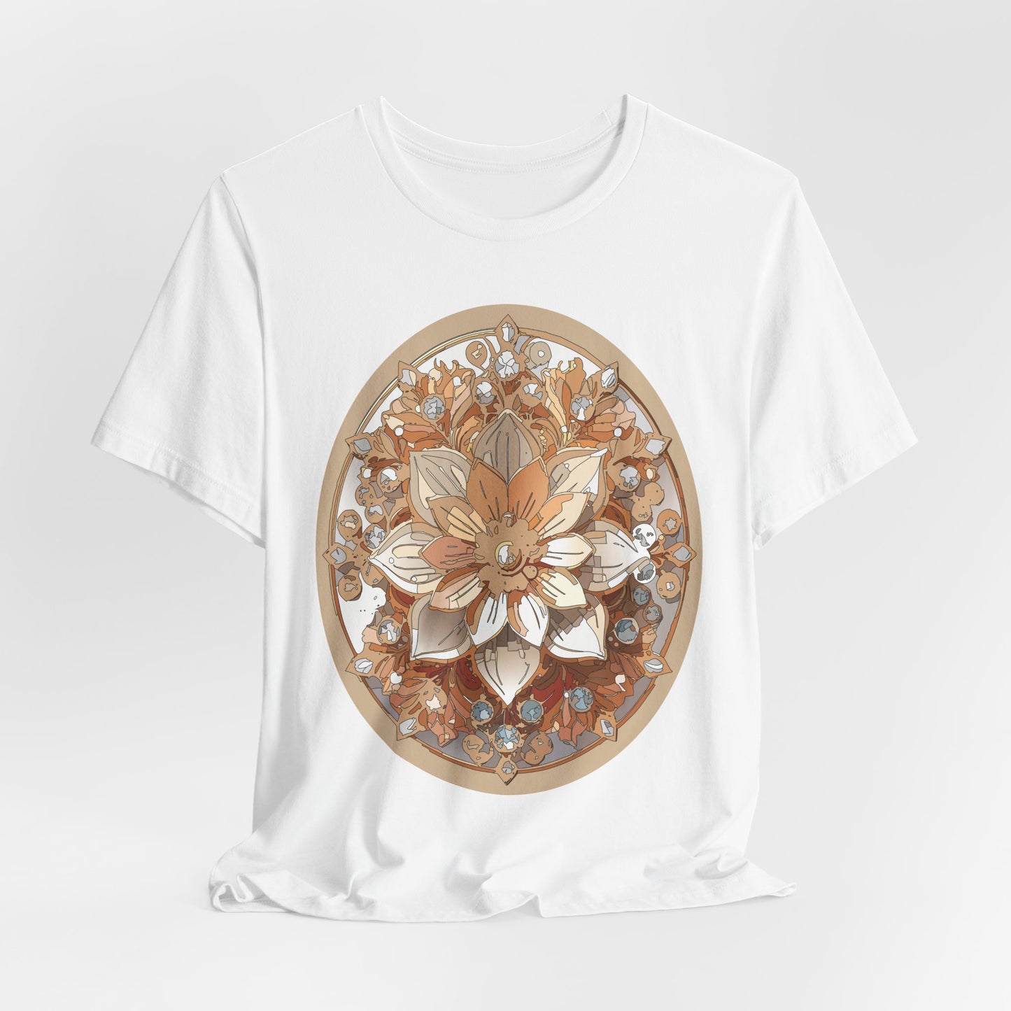 Floral Shirt, Flower Shirt, Tee Shirt with Antique Flower