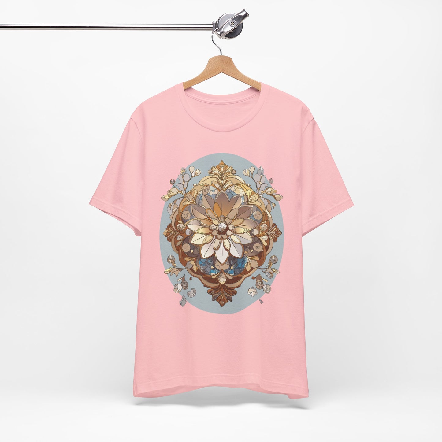 Floral Shirt, Flower Shirt, Tee Shirt with Antique Flower