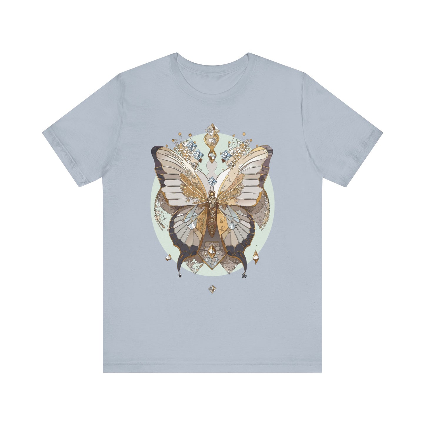 Butterfly Shirt, Shirt with Butterfly, Tee Shirt with Antique Butterfly