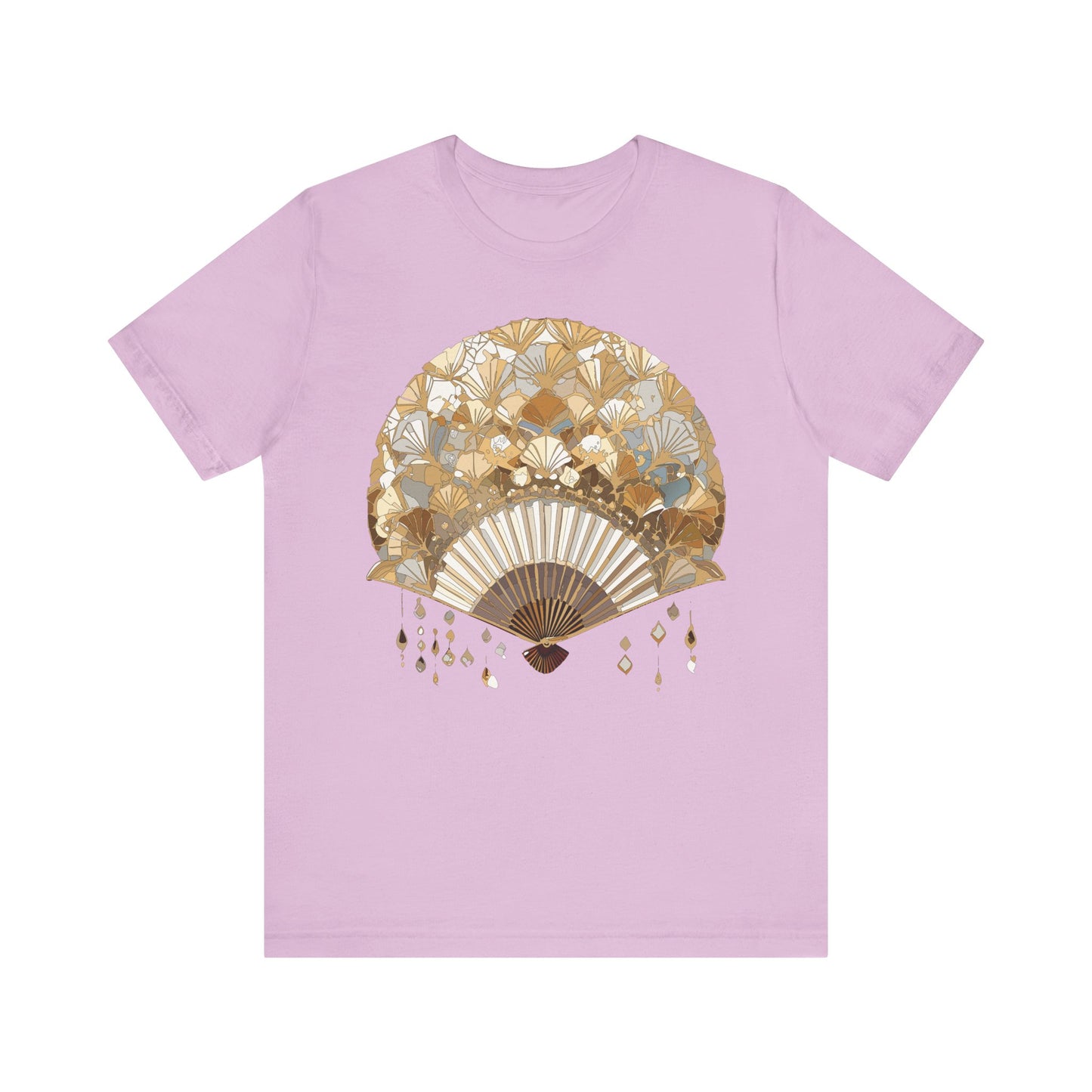 Fan shirt, Shirt with Fan, Tee Shirt with Gold Blower