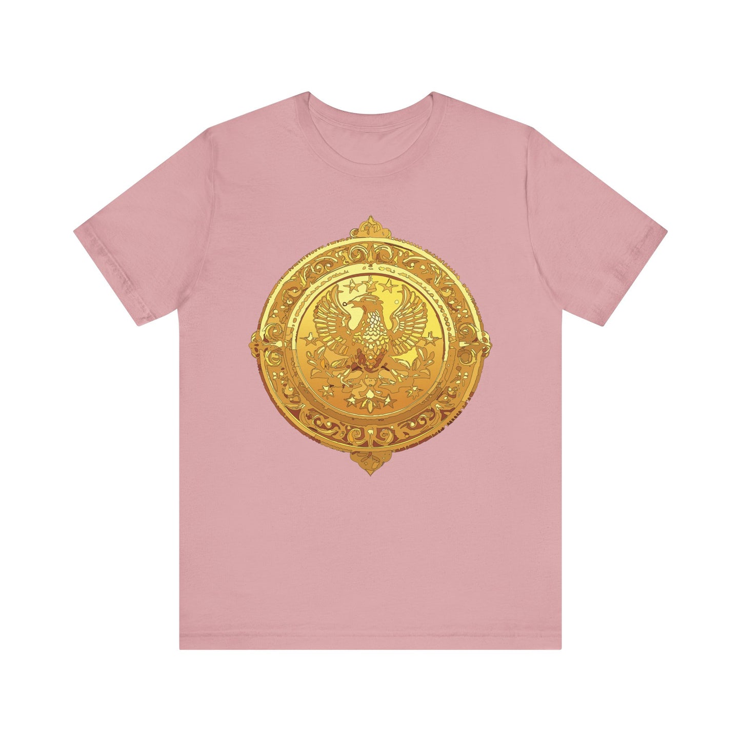 Coin Shirt, Shirt with Coin, Tee Shirt with Gold Coin, Shirt with Antique Coin