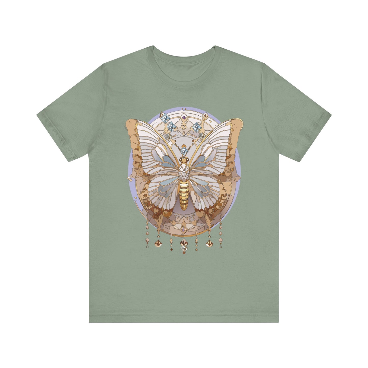 Butterfly Shirt, Shirt with Butterfly, Tee Shirt with Antique Butterfly