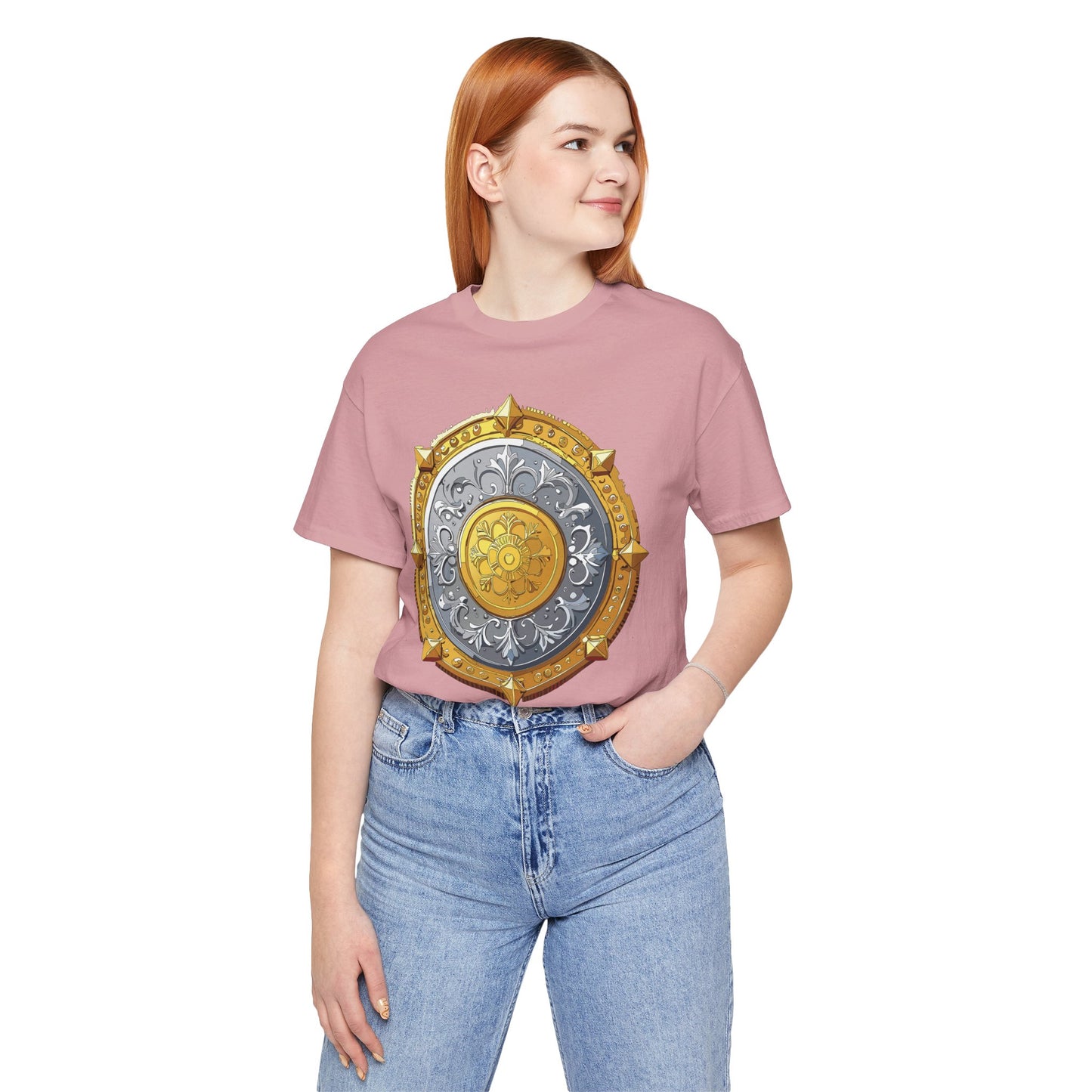 Coin Shirt, Shirt with Coin, Tee Shirt with Gold Coin, Shirt with Antique Coin