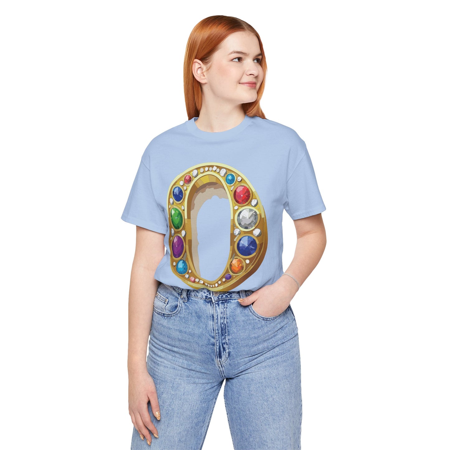 Letter Shirt, Shirt with Letters, Tee Shirt with Gold Letter, Shirt with Antique Letters