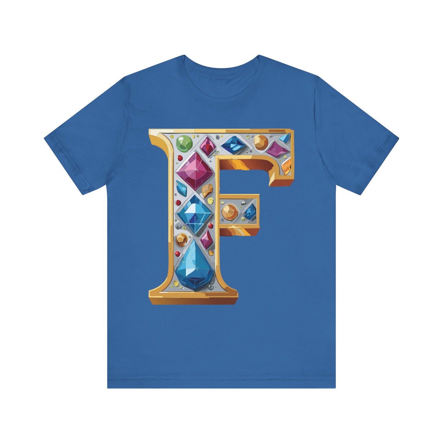 Letter Shirt, Shirt with Letters, Tee Shirt with Gold Letter, Shirt with Antique Letters
