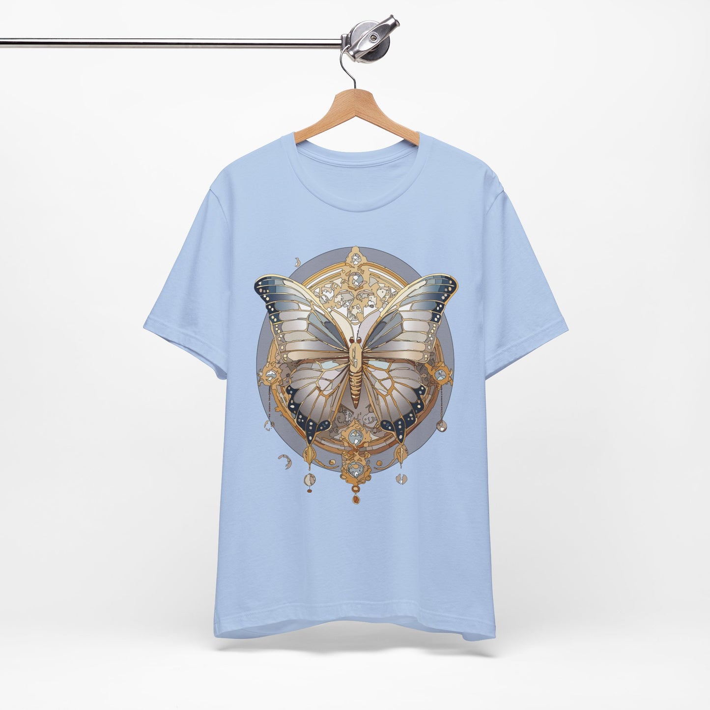 Butterfly Shirt, Shirt with Butterfly, Tee Shirt with Antique Butterfly