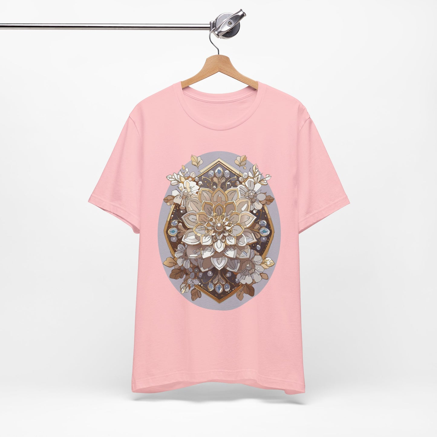 Floral Shirt, Flower Shirt, Tee Shirt with Antique Flower