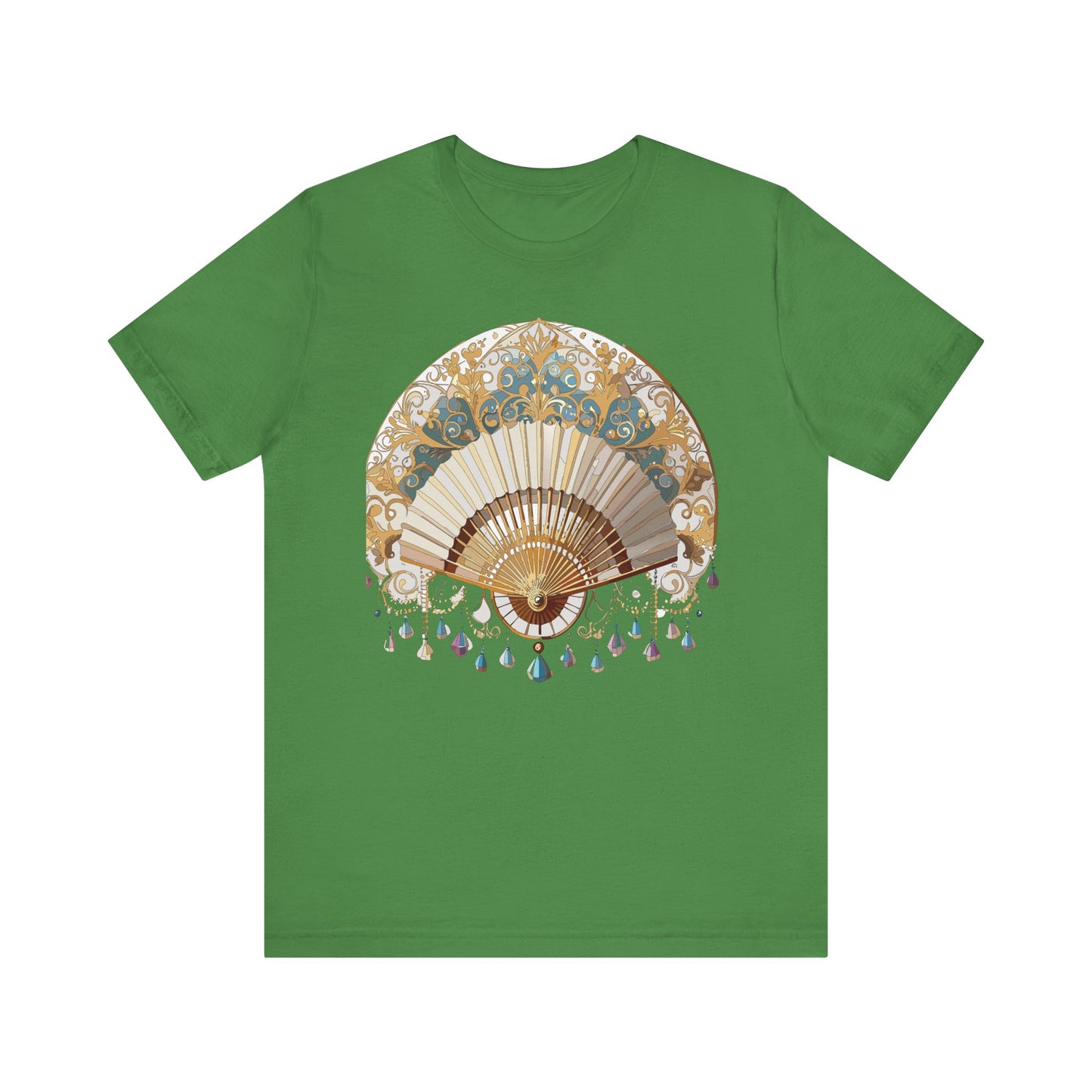 Fan shirt, Shirt with Fan, Tee Shirt with Gold Blower