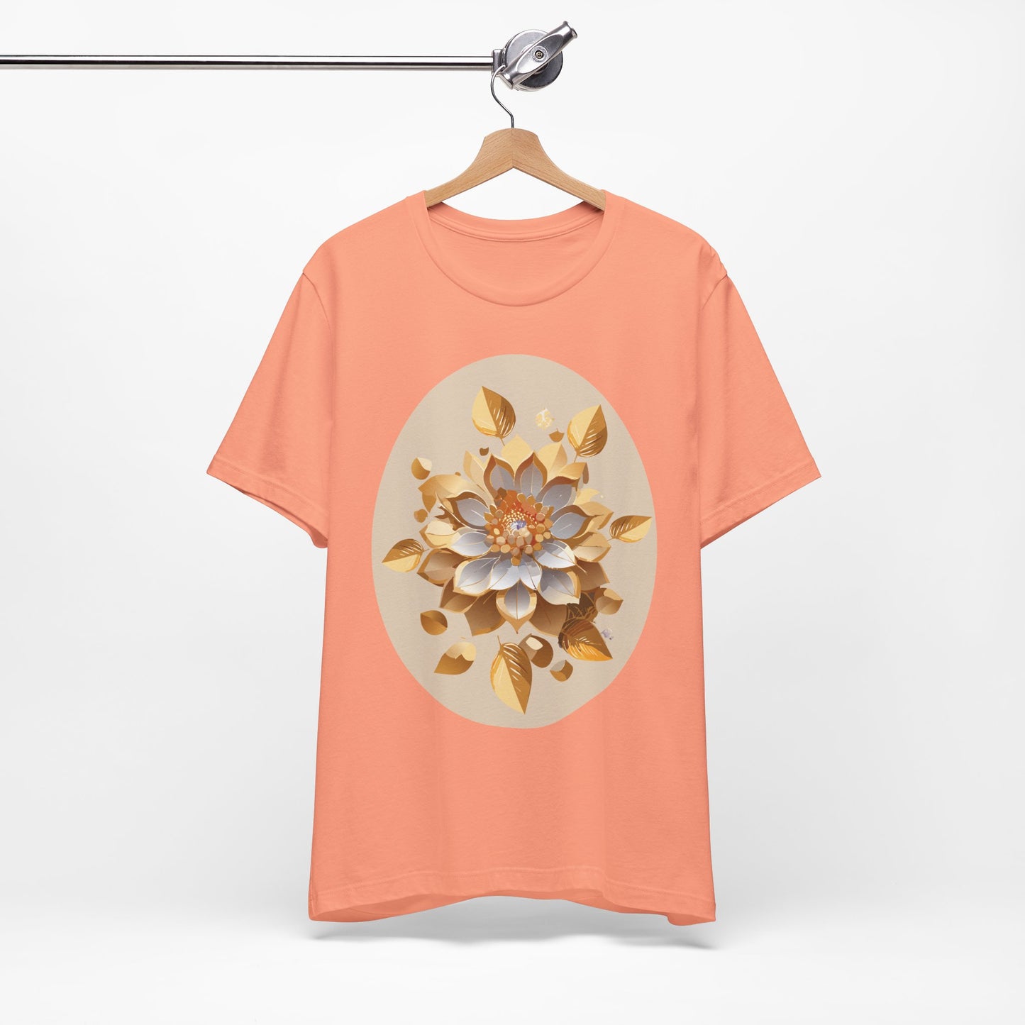 Floral Shirt, Flower Shirt, Tee Shirt with Antique Flower