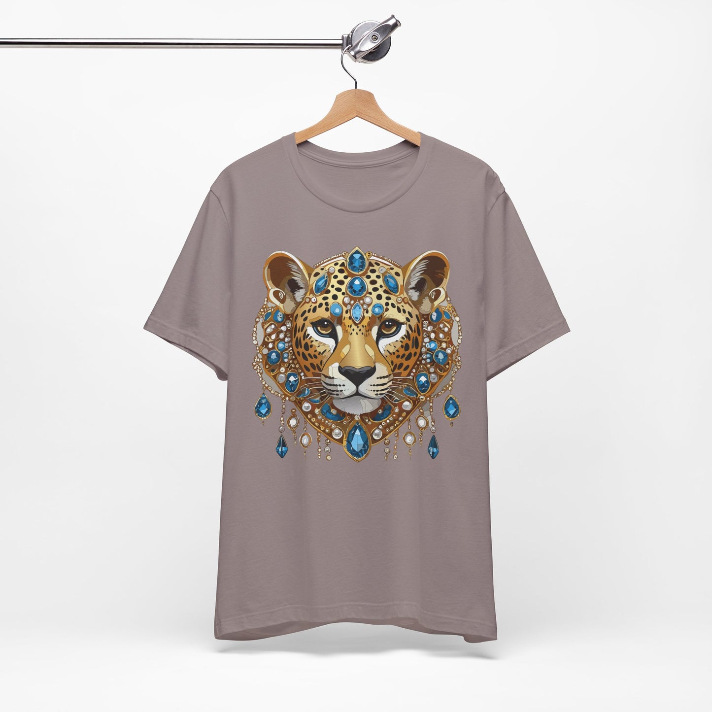 Animal Shirt, Shirt with Animal, Tee Shirt with Gold Animal Medal, Shirt with Antique Animal Medallion