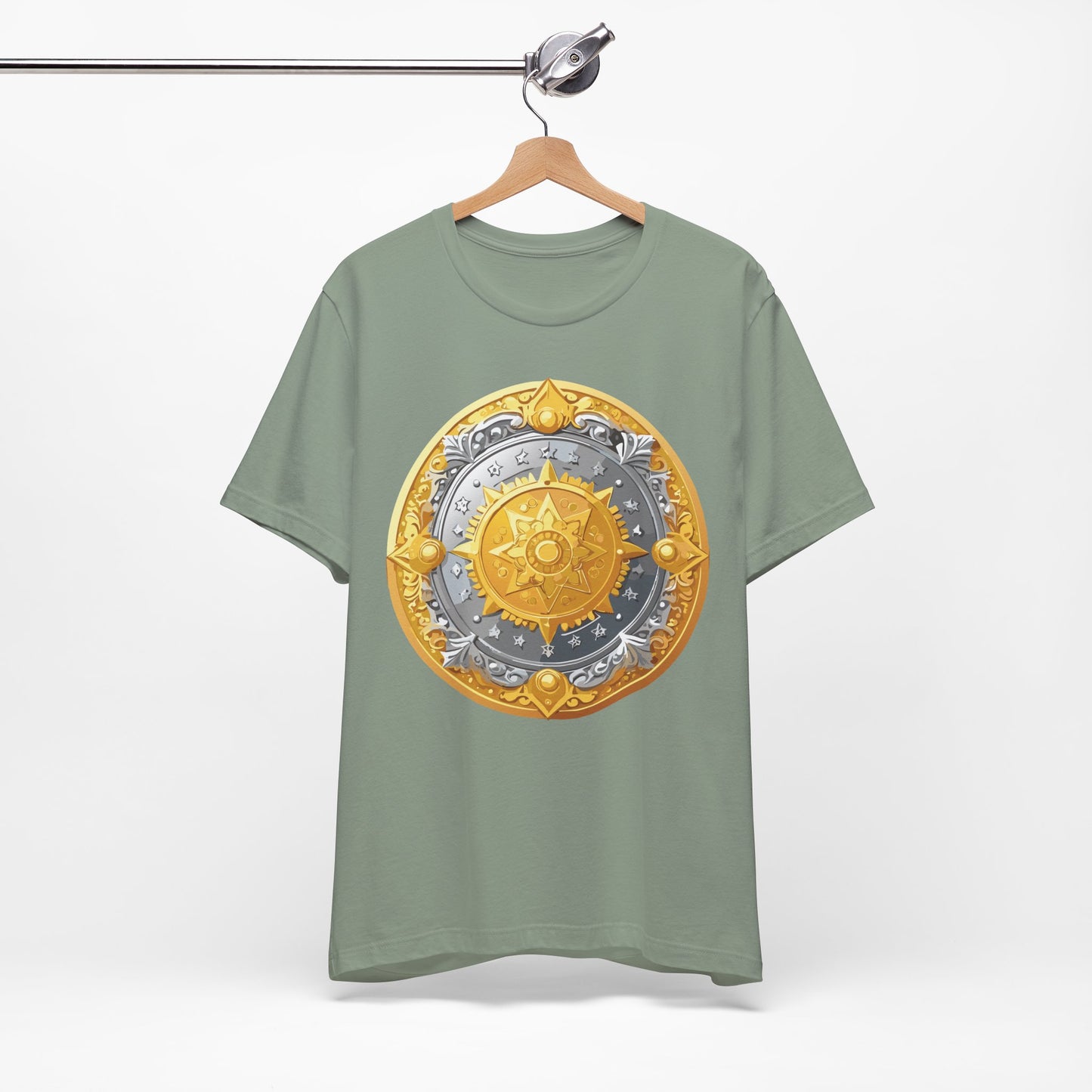 Coin Shirt, Shirt with Coin, Tee Shirt with Gold Coin, Shirt with Antique Coin