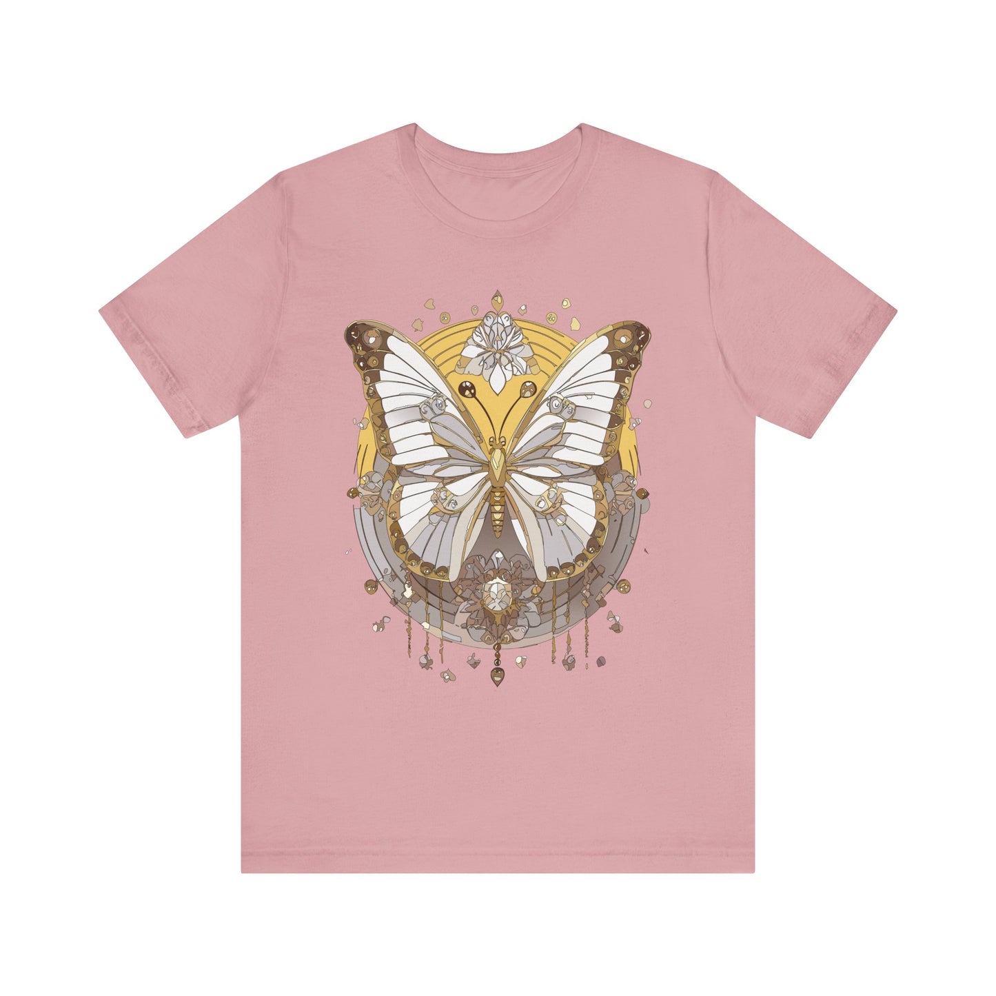 Butterfly Shirt, Shirt with Butterfly, Tee Shirt with Antique Butterfly