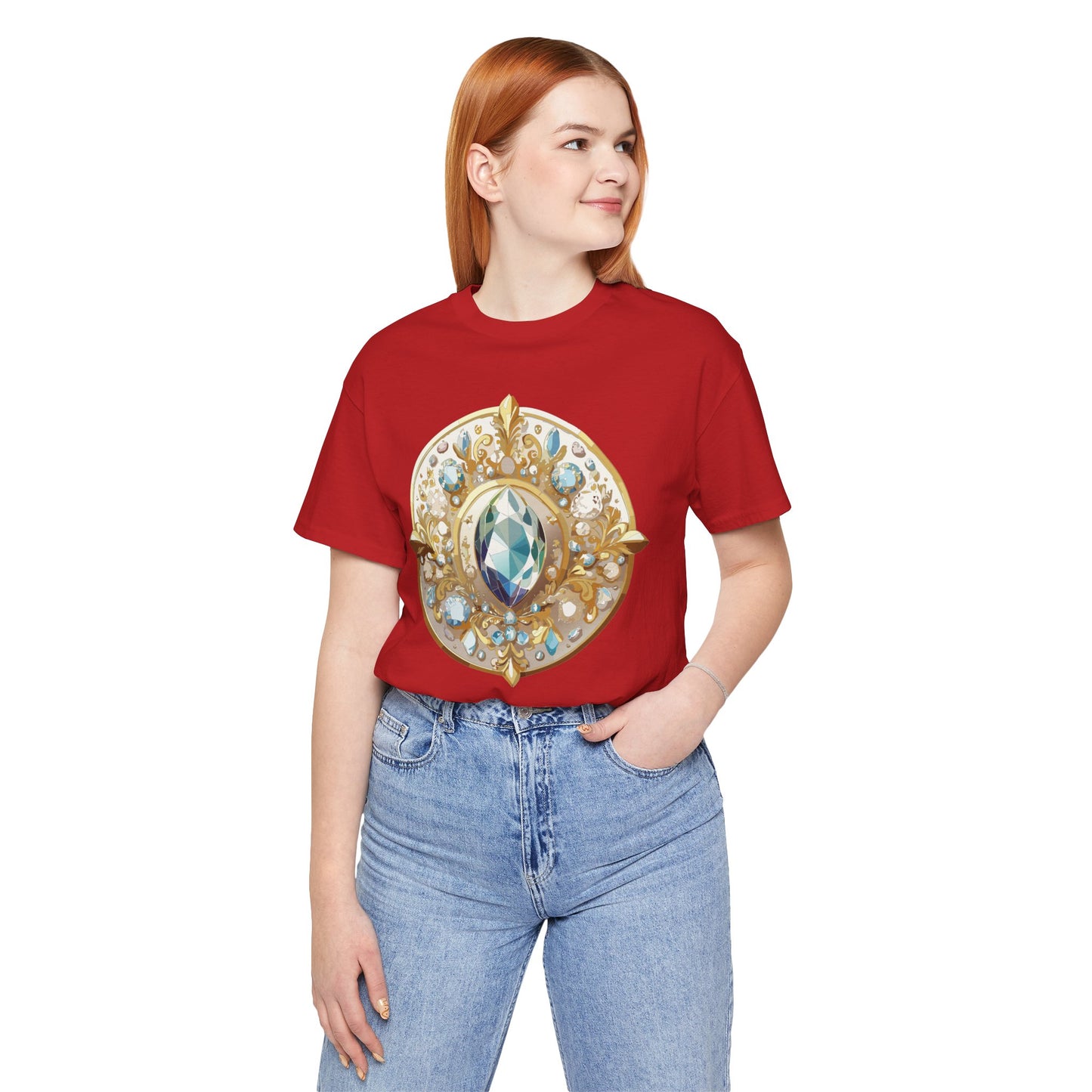 Medallion Shirt, Shirt with Medallion, Tee Shirt with Medal