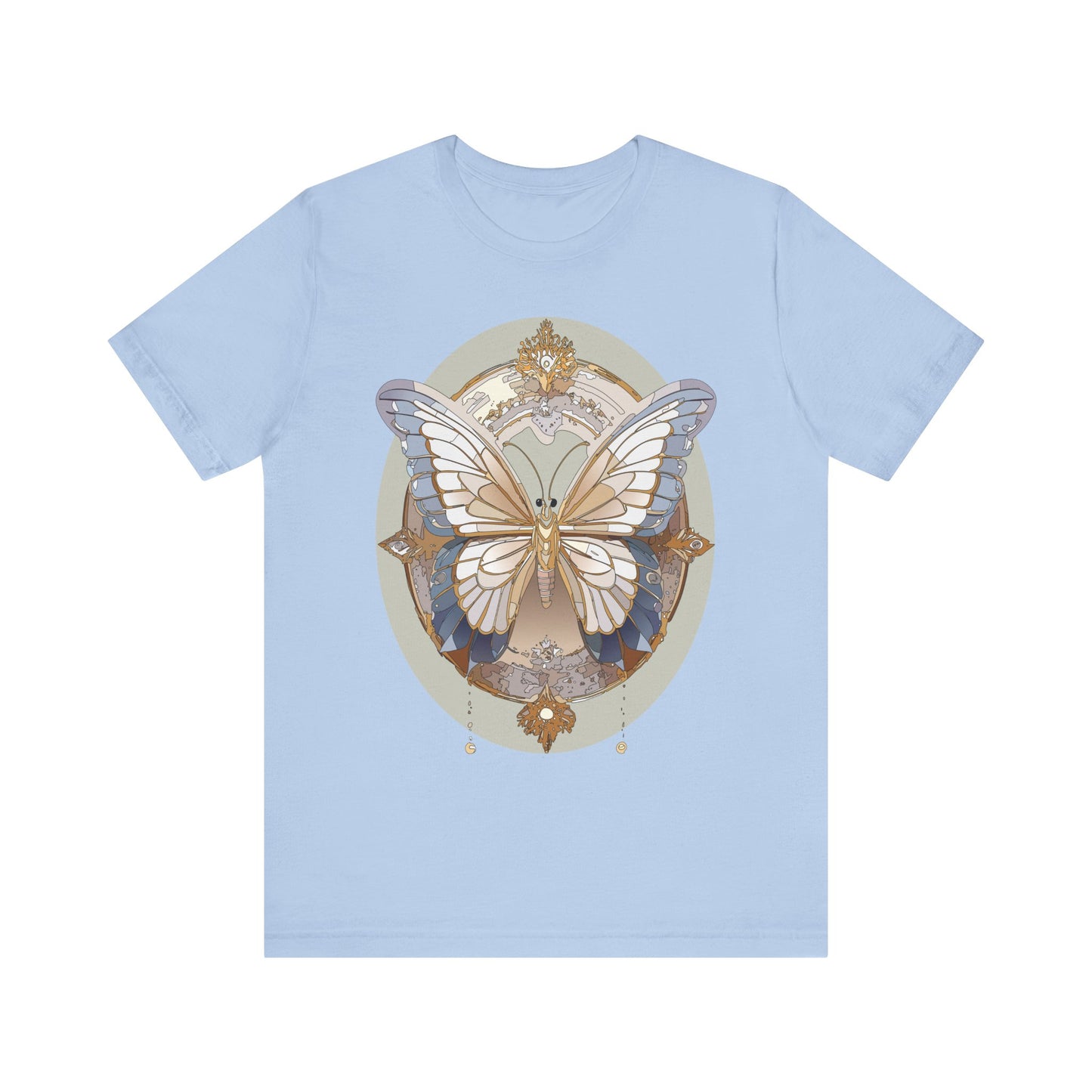 Butterfly Shirt, Shirt with Butterfly, Tee Shirt with Antique Butterfly