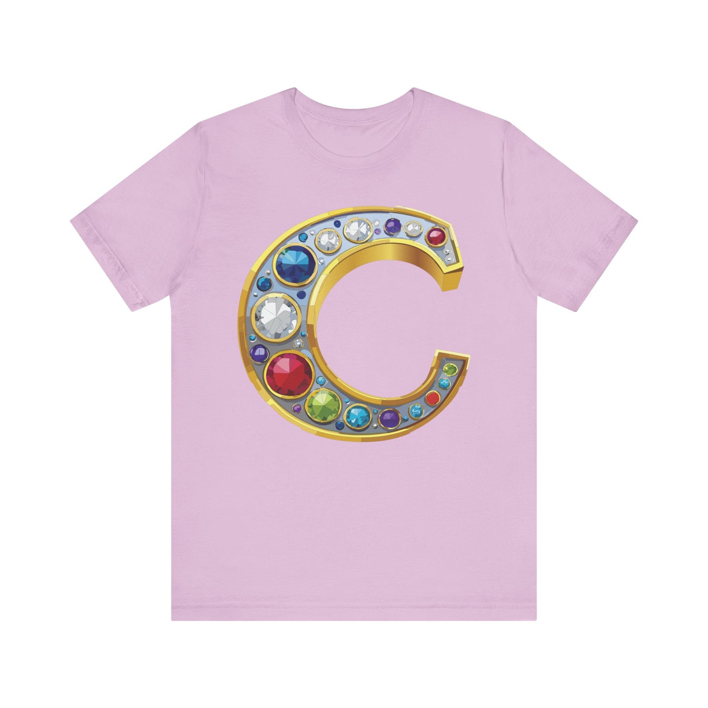 Letter Shirt, Shirt with Letters, Tee Shirt with Gold Letter, Shirt with Antique Letters