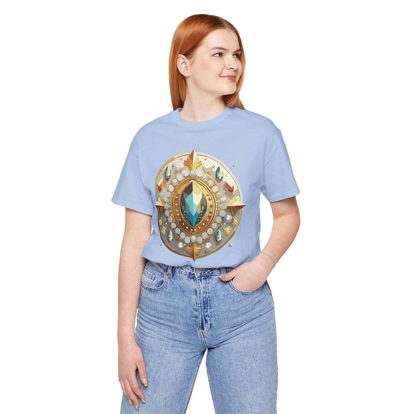 Medallion Shirt, Shirt with Medallion, Tee Shirt with Medal