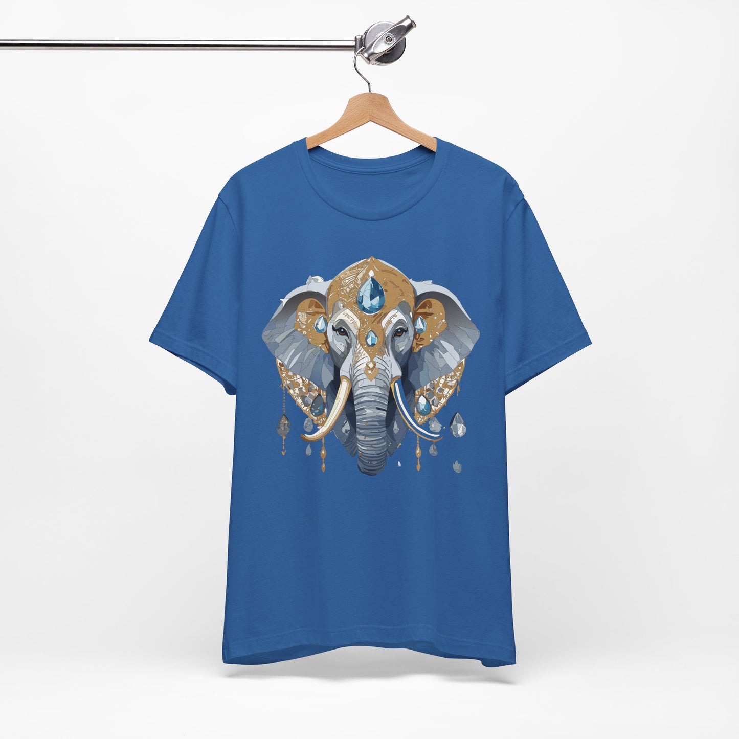 Animal Shirt, Shirt with Animal, Tee Shirt with Gold Animal Medal, Shirt with Antique Animal Medallion