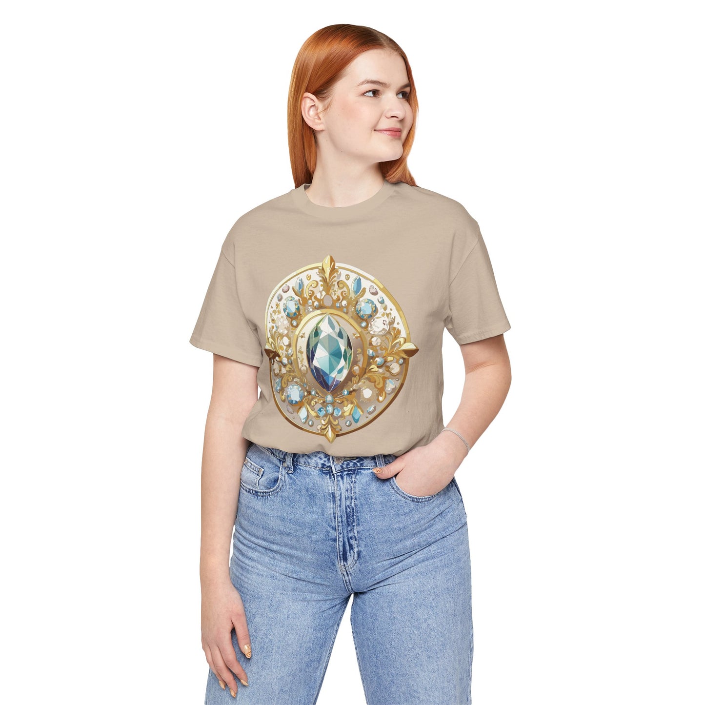 Medallion Shirt, Shirt with Medallion, Tee Shirt with Medal