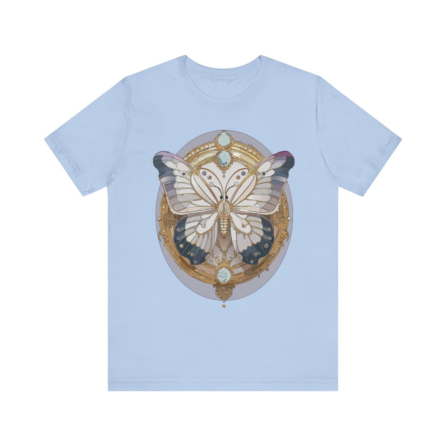 Butterfly Shirt, Shirt with Butterfly, Tee Shirt with Antique Butterfly