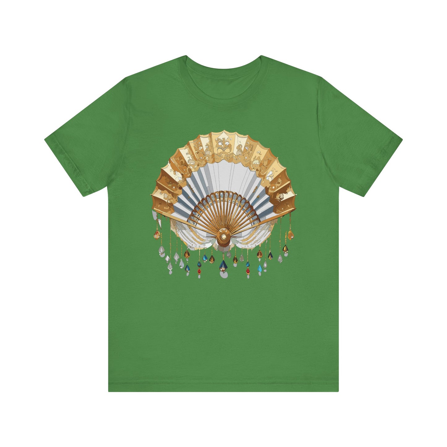 Fan shirt, Shirt with Fan, Tee Shirt with Gold Blower