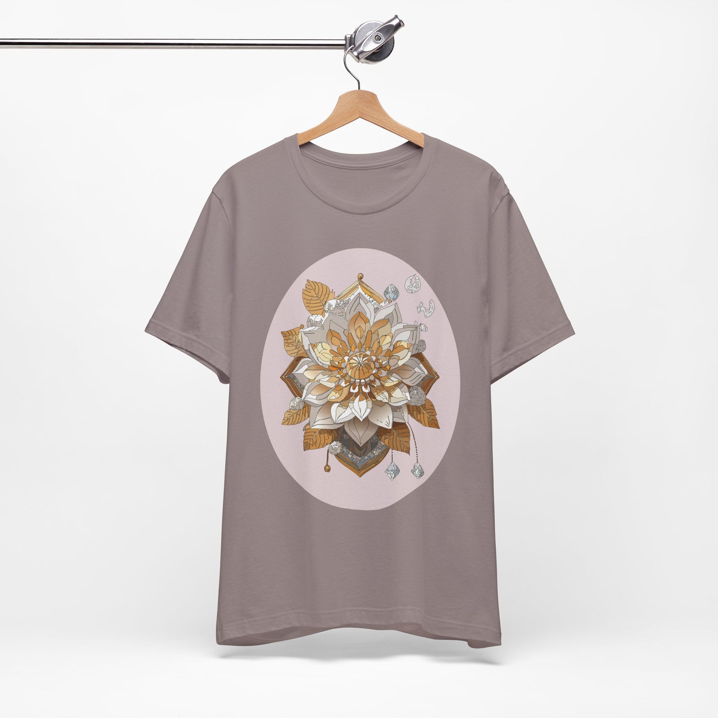 Floral Shirt, Flower Shirt, Tee Shirt with Antique Flower