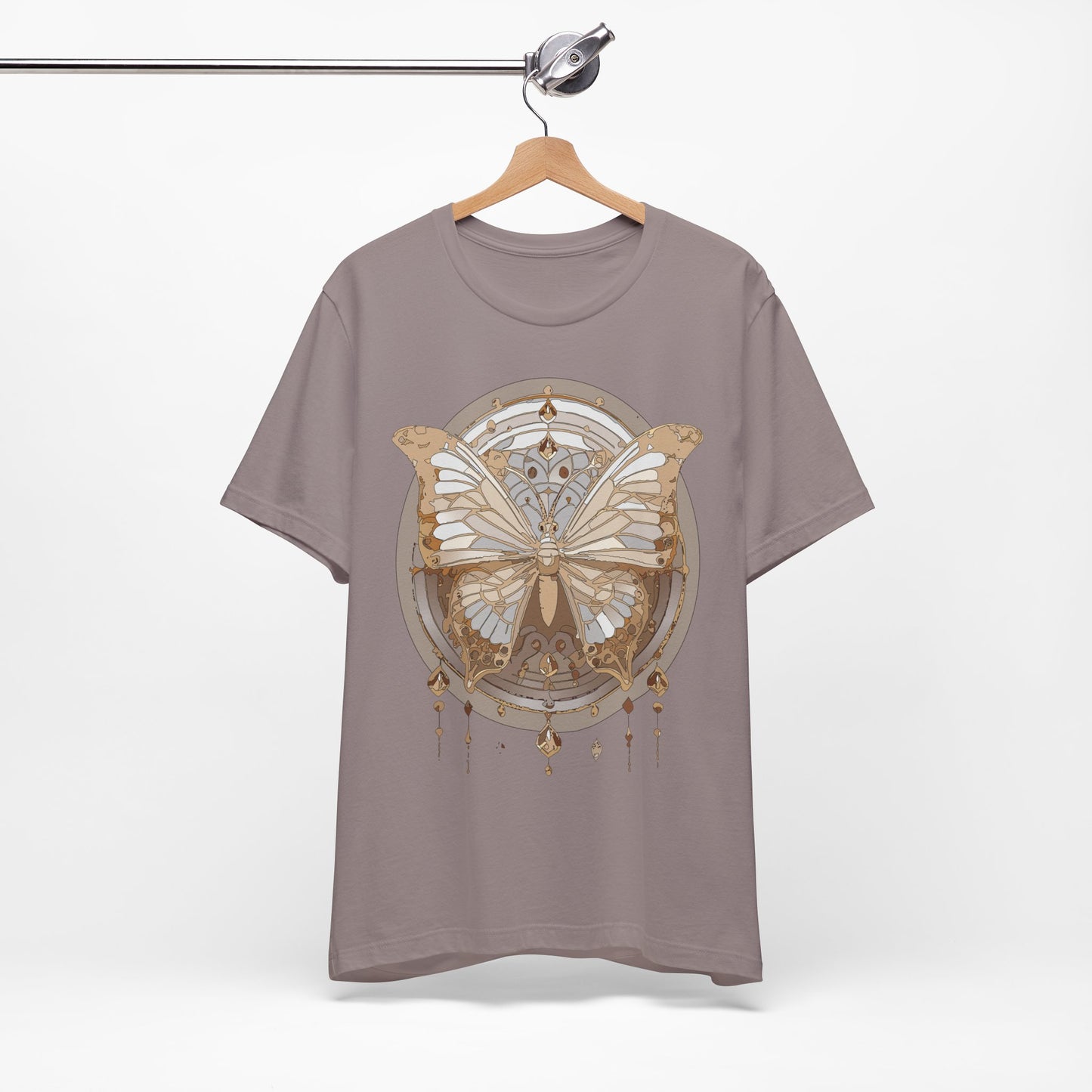Butterfly Shirt, Shirt with Butterfly, Tee Shirt with Antique Butterfly