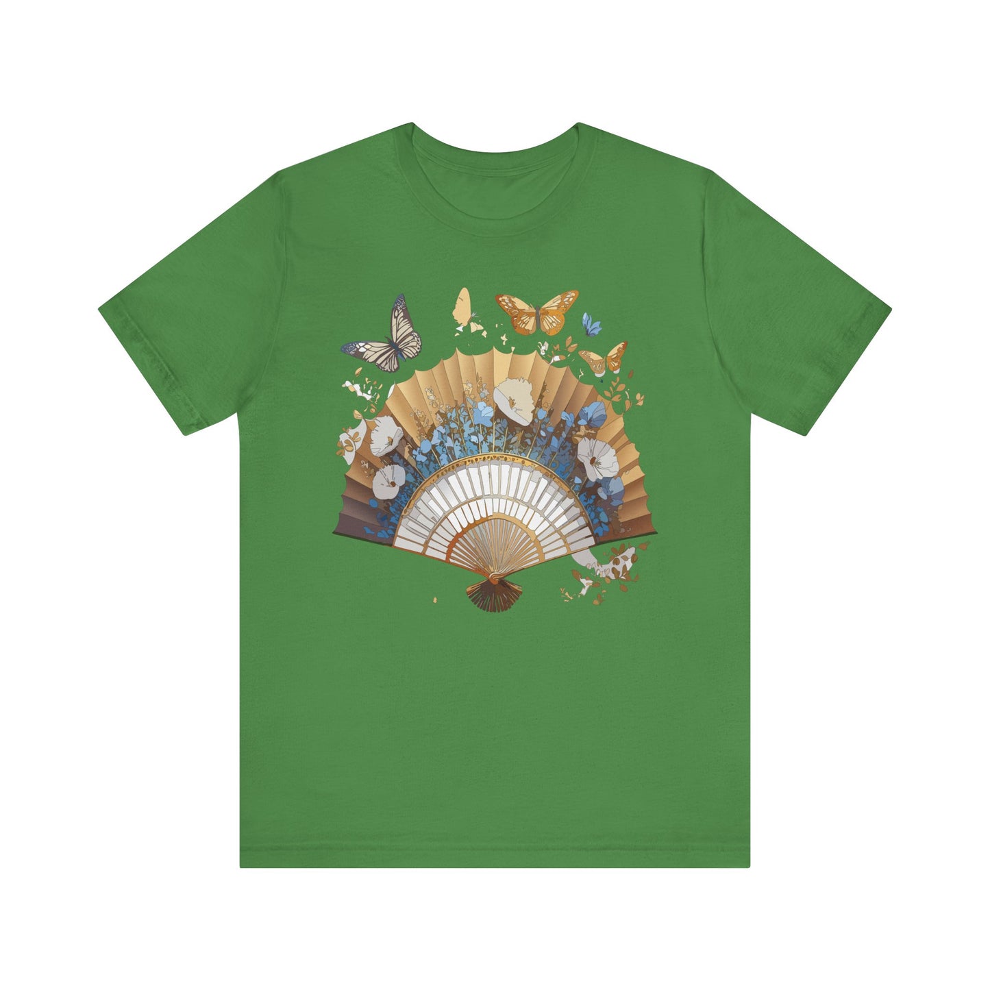 Fan shirt, Shirt with Fan, Tee Shirt with Gold Blower