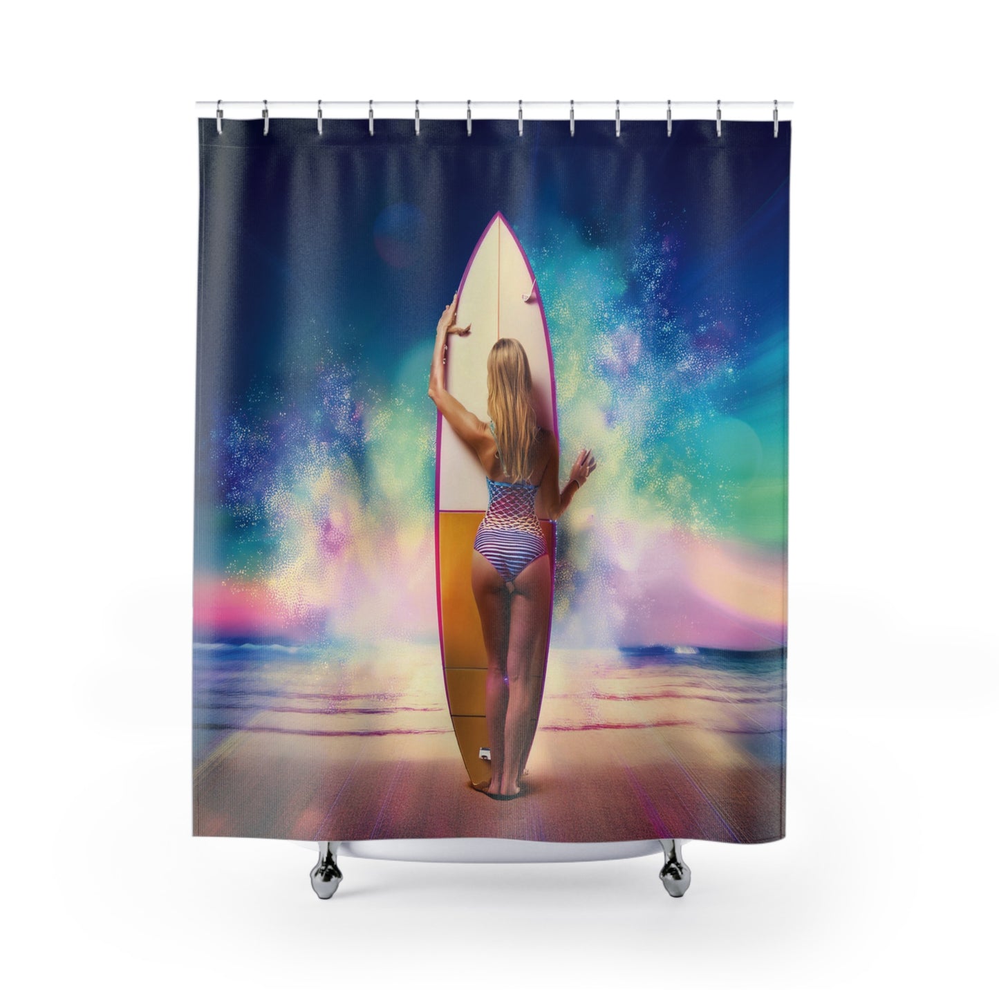 Woman Shower Curtain