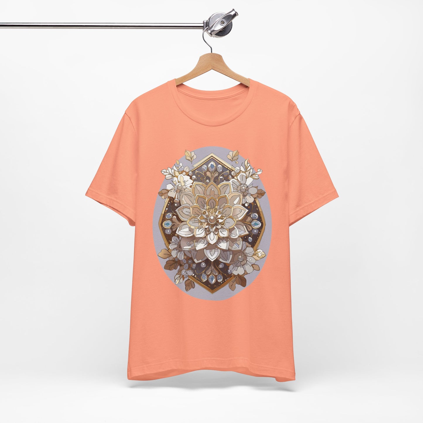 Floral Shirt, Flower Shirt, Tee Shirt with Antique Flower
