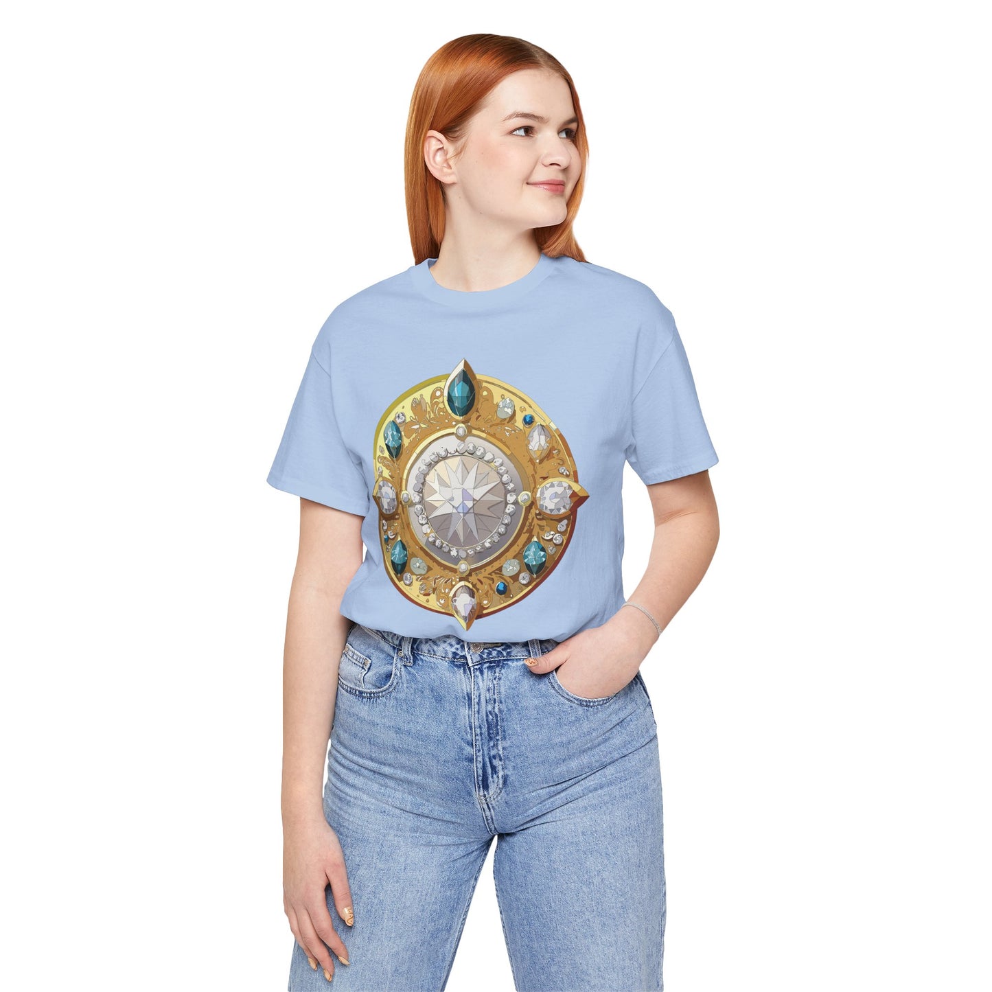 Medallion Shirt, Shirt with Medallion, Tee Shirt with Medal
