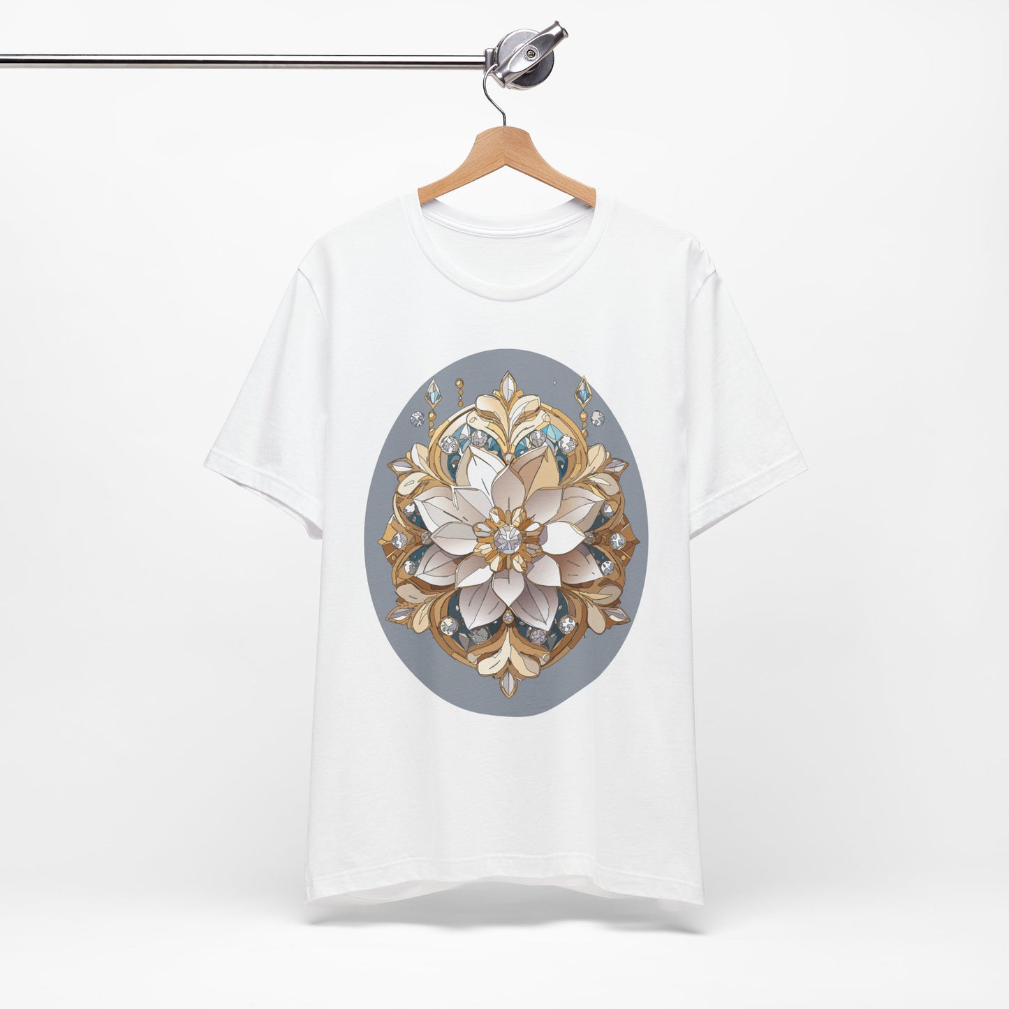 Floral Shirt, Flower Shirt, Tee Shirt with Antique Flower