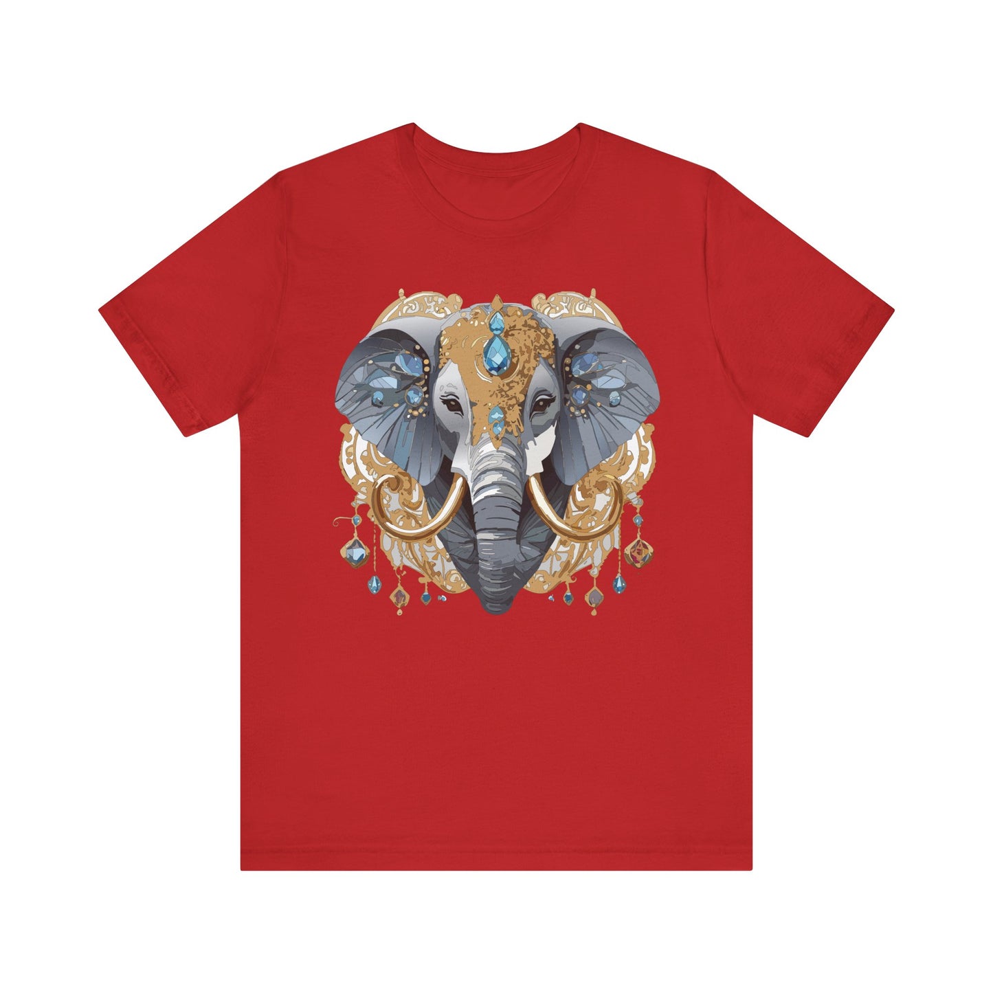 Animal Shirt, Shirt with Animal, Tee Shirt with Gold Animal Medal, Shirt with Antique Animal Medallion
