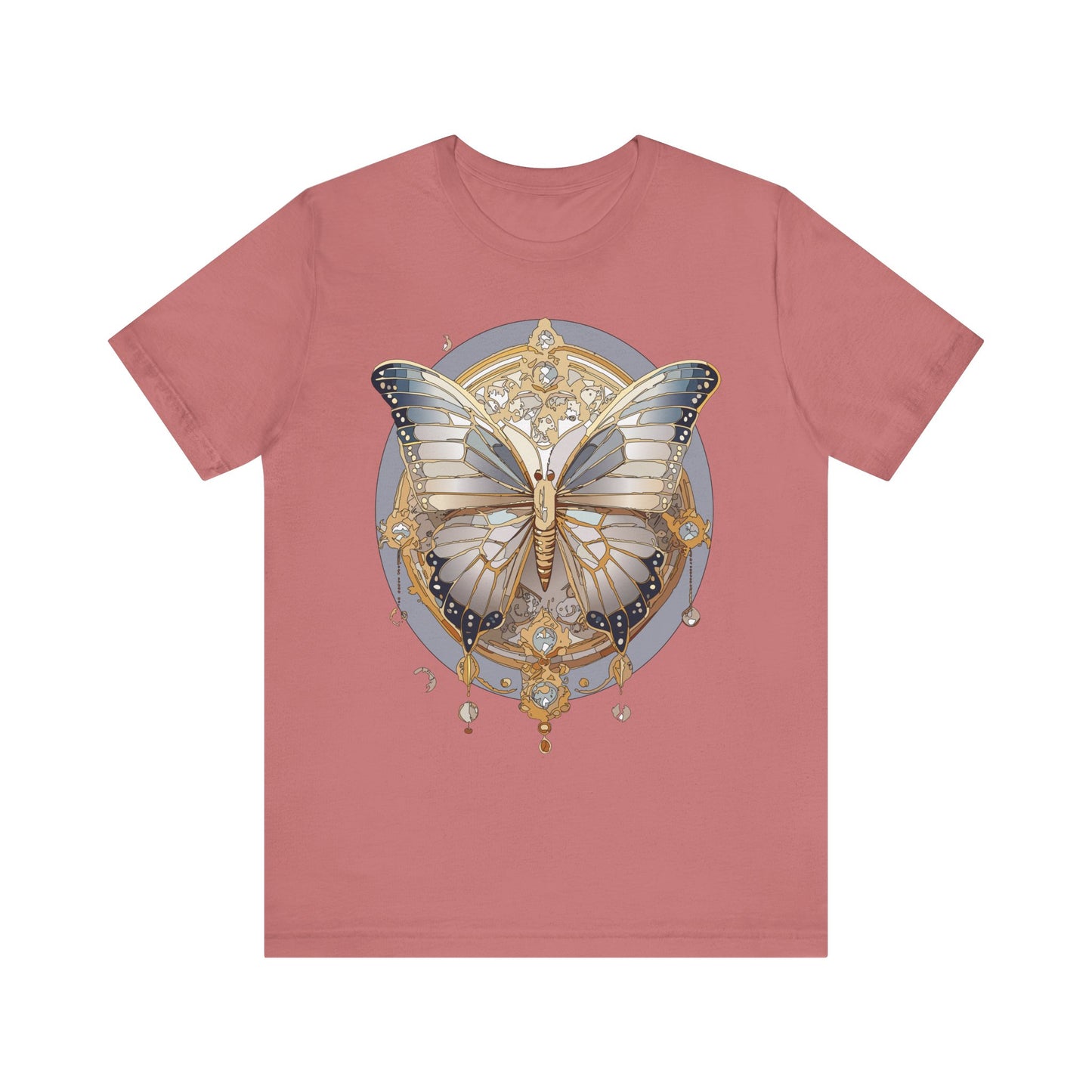 Butterfly Shirt, Shirt with Butterfly, Tee Shirt with Antique Butterfly