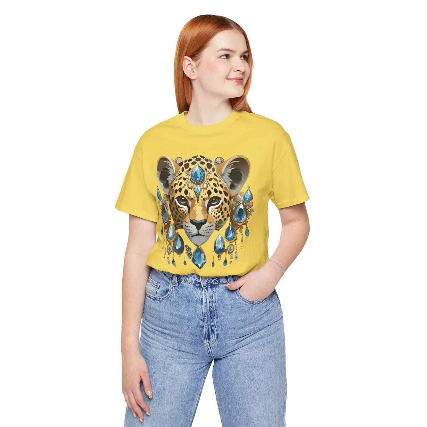 Animal Shirt, Shirt with Animal, Tee Shirt with Gold Animal Medal, Shirt with Antique Animal Medallion