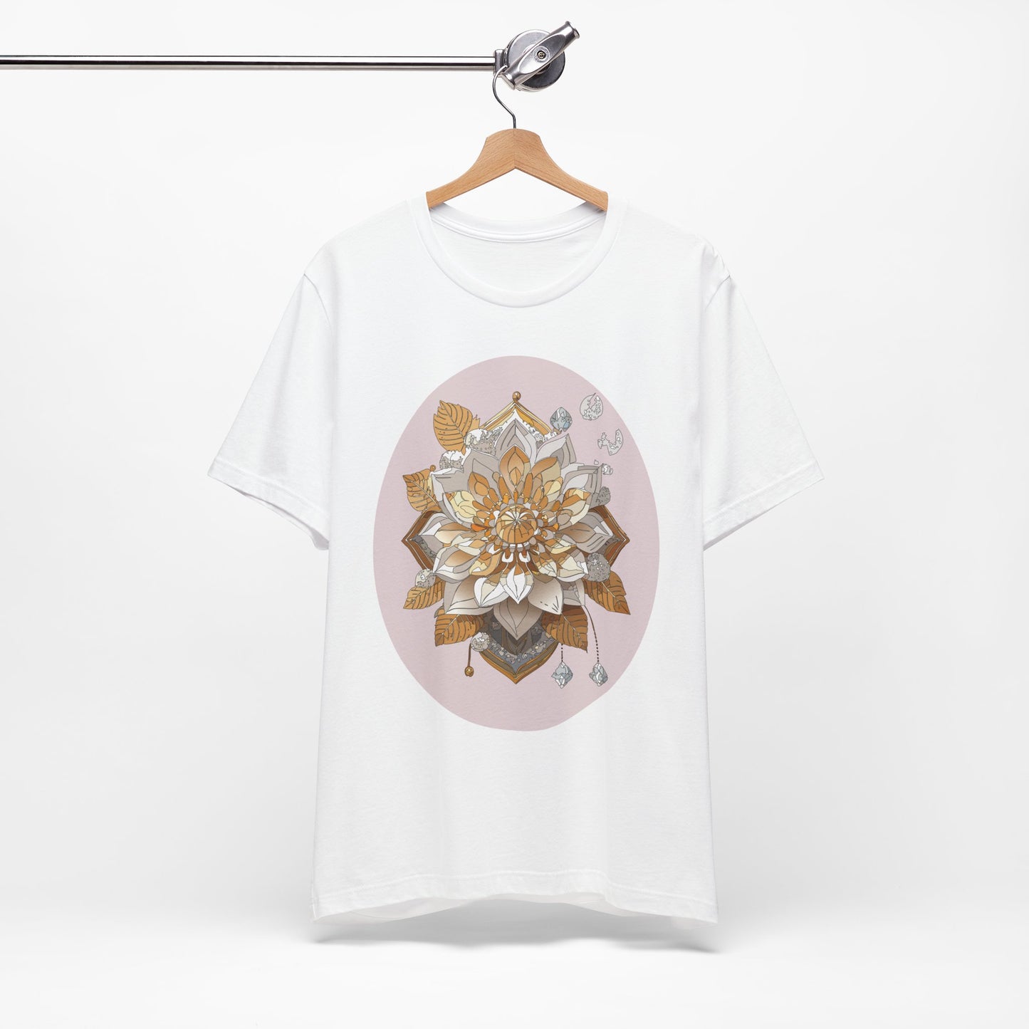 Floral Shirt, Flower Shirt, Tee Shirt with Antique Flower