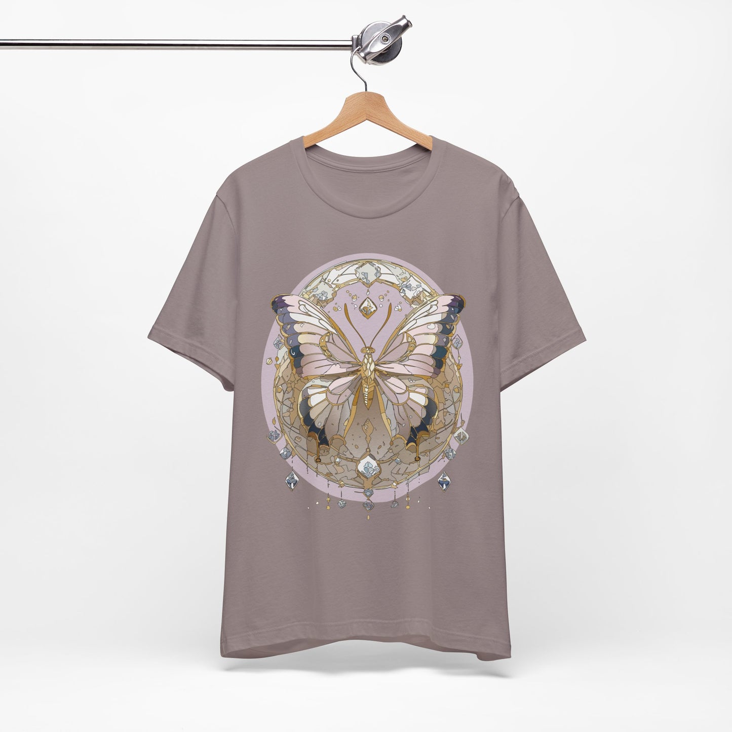 Butterfly Shirt, Shirt with Butterfly, Tee Shirt with Antique Butterfly