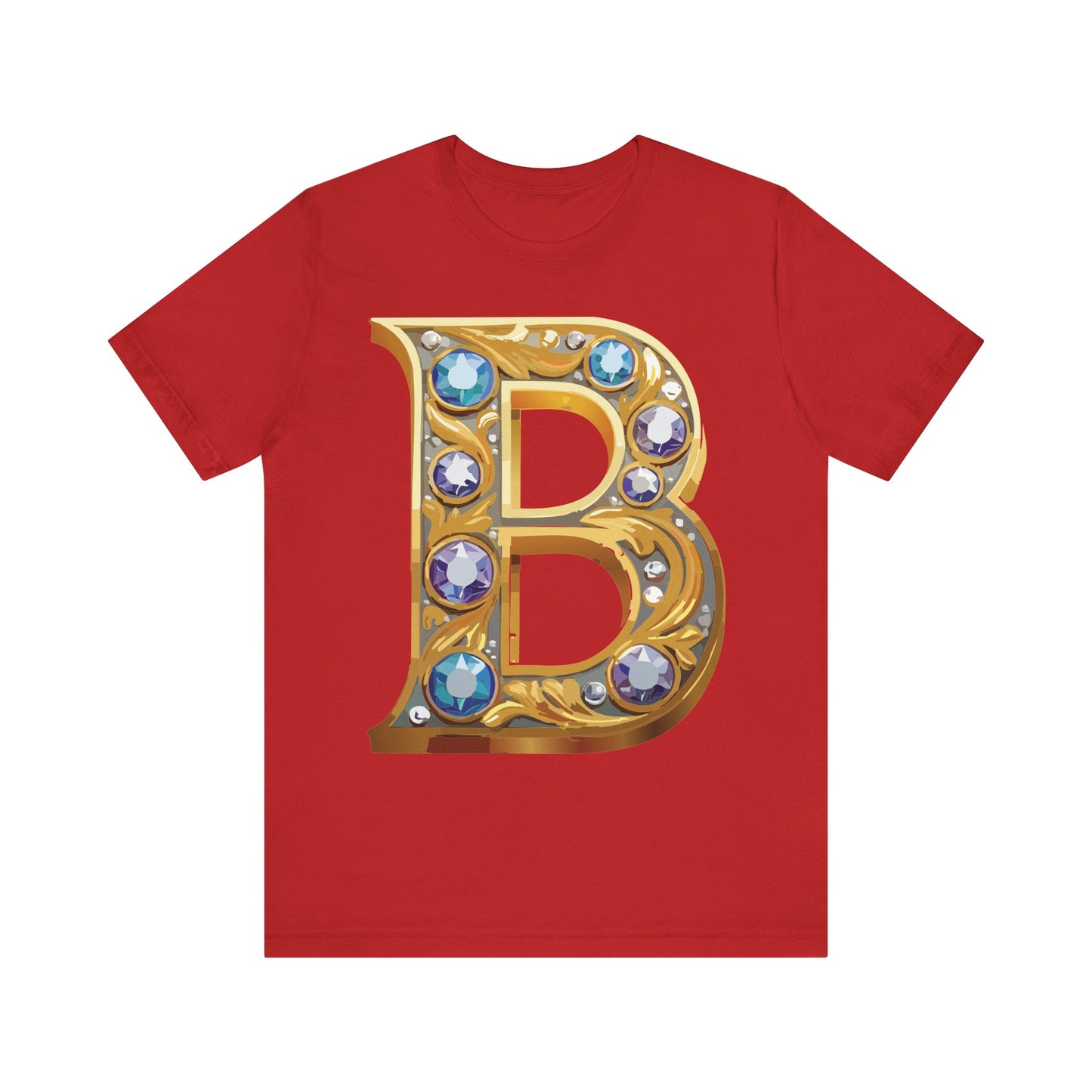 Letter Shirt, Shirt with Letters, Tee Shirt with Gold Letter, Shirt with Antique Letters