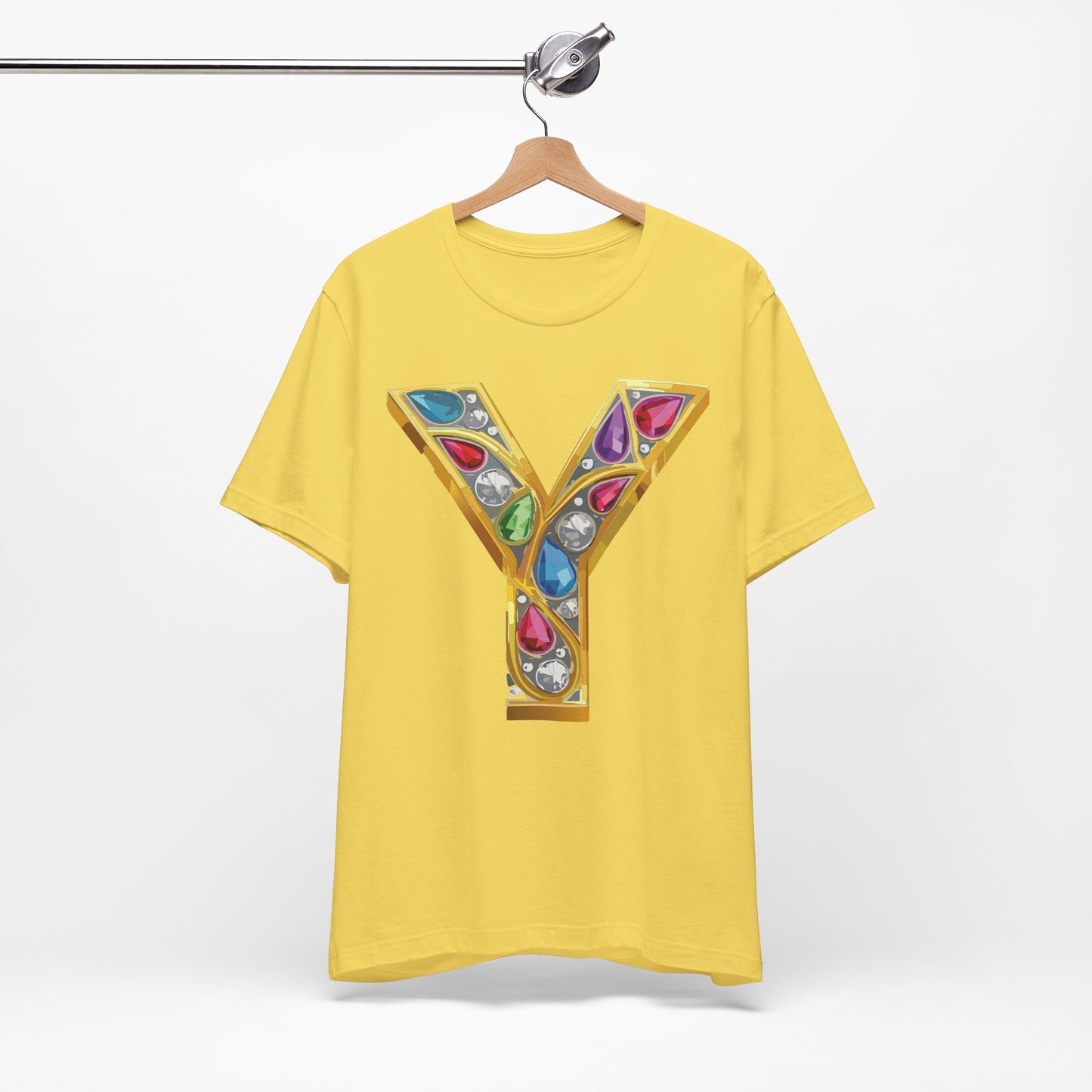 Letter Shirt, Shirt with Letters, Tee Shirt with Gold Letter, Shirt with Antique Letters