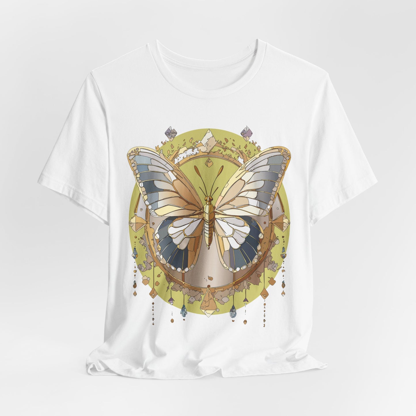 Butterfly Shirt, Shirt with Butterfly, Tee Shirt with Antique Butterfly
