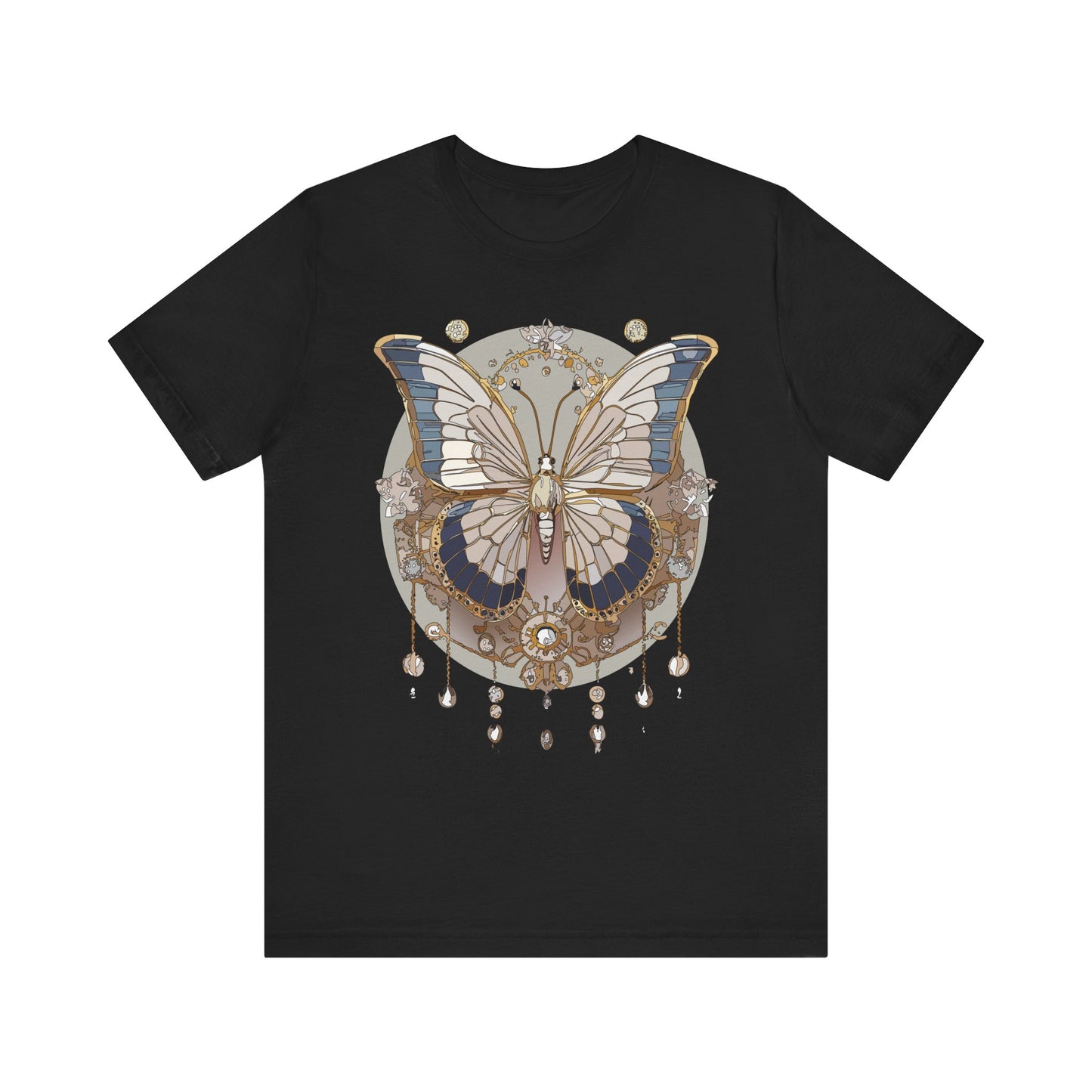 Butterfly Shirt, Shirt with Butterfly, Tee Shirt with Antique Butterfly